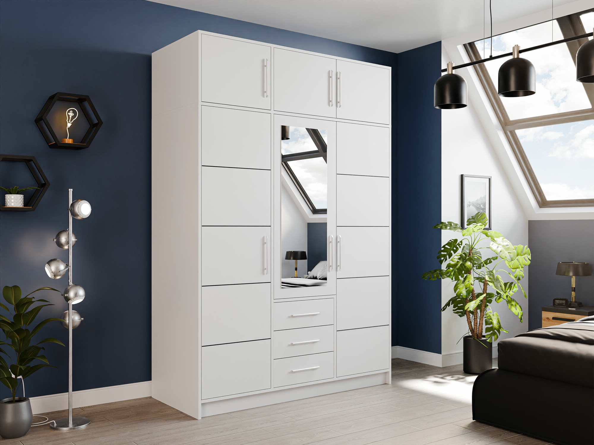 Armoire Dortivu IV (Blanc)