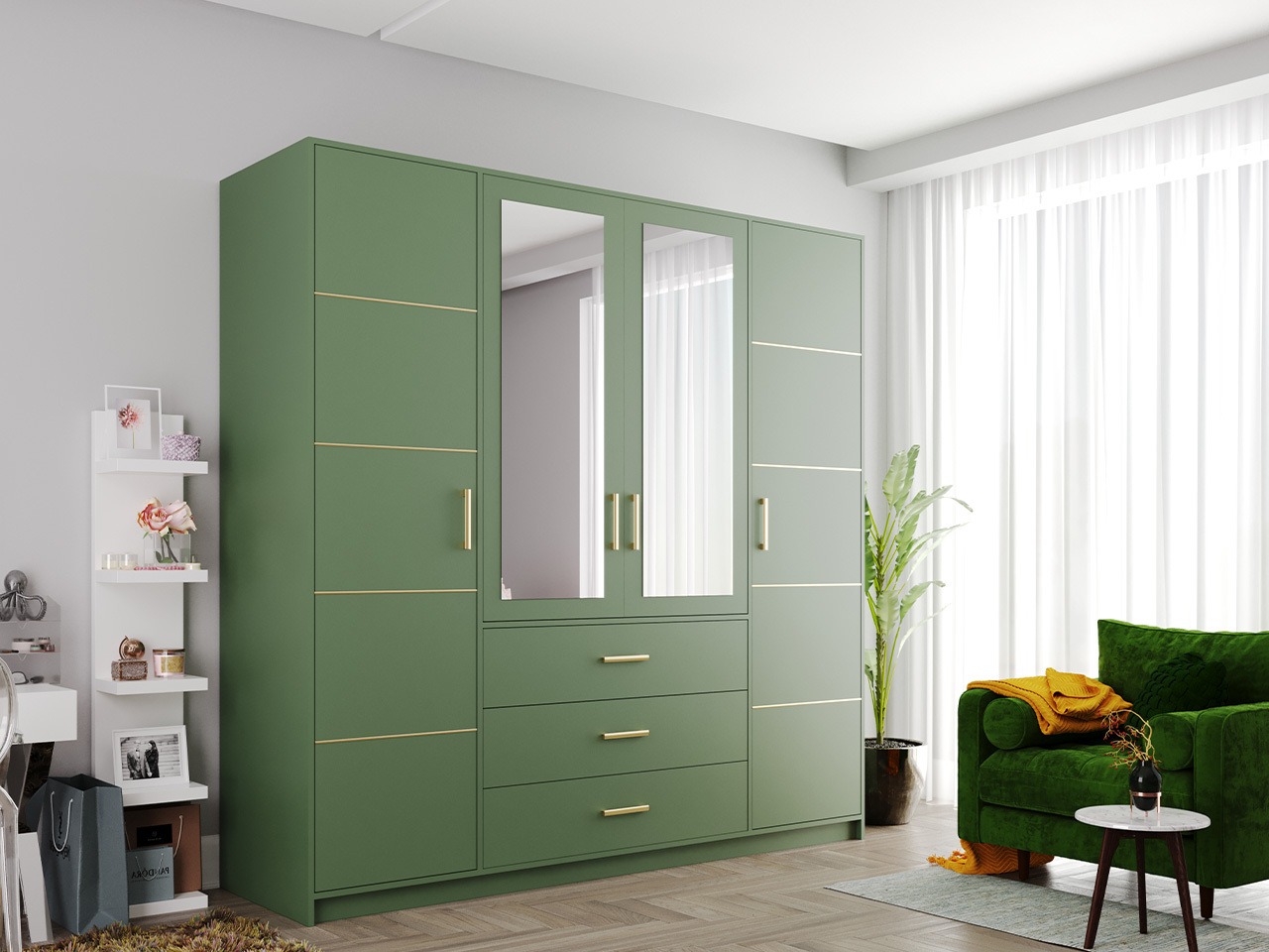 Armoire Rosa I (Vert)