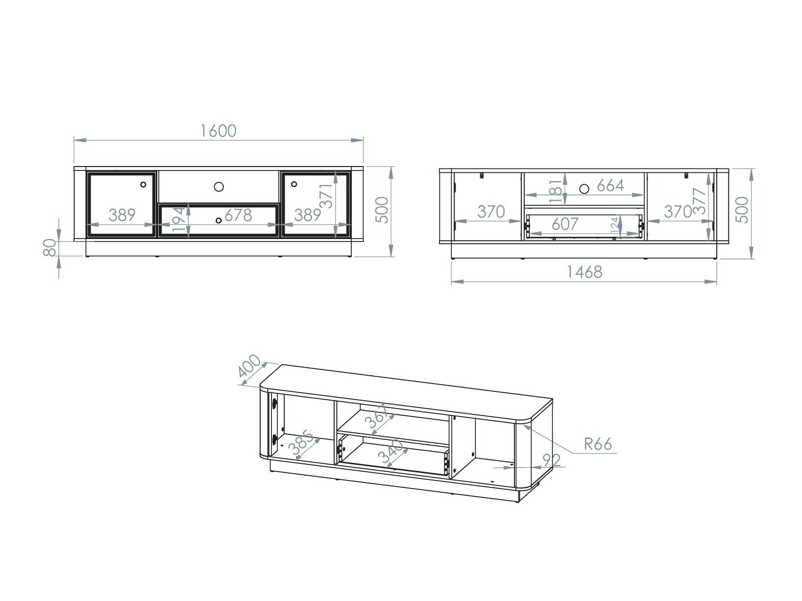 Meuble TV Cavrome 103