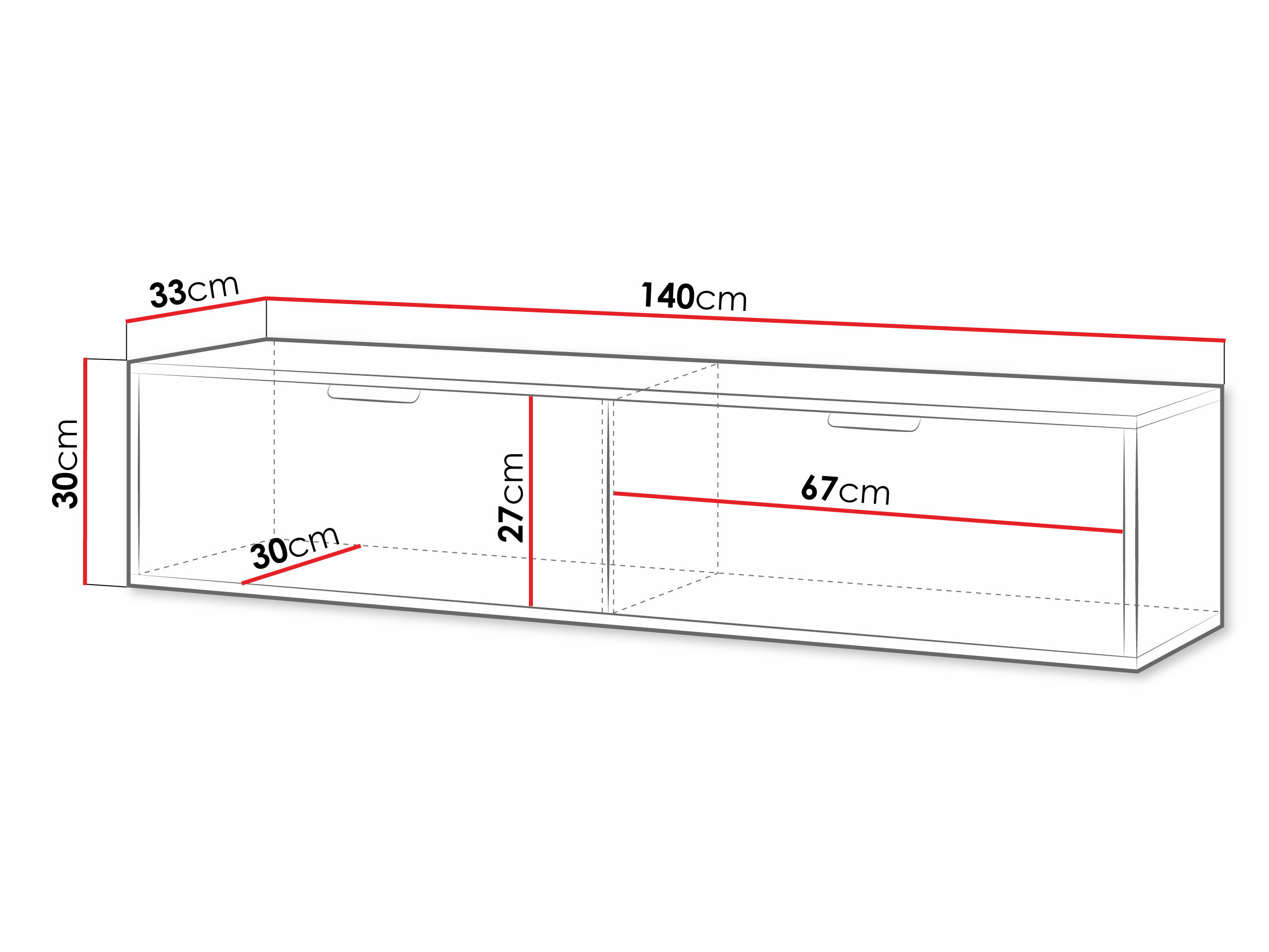 Meuble TV Hamilton 100 (Blanc)