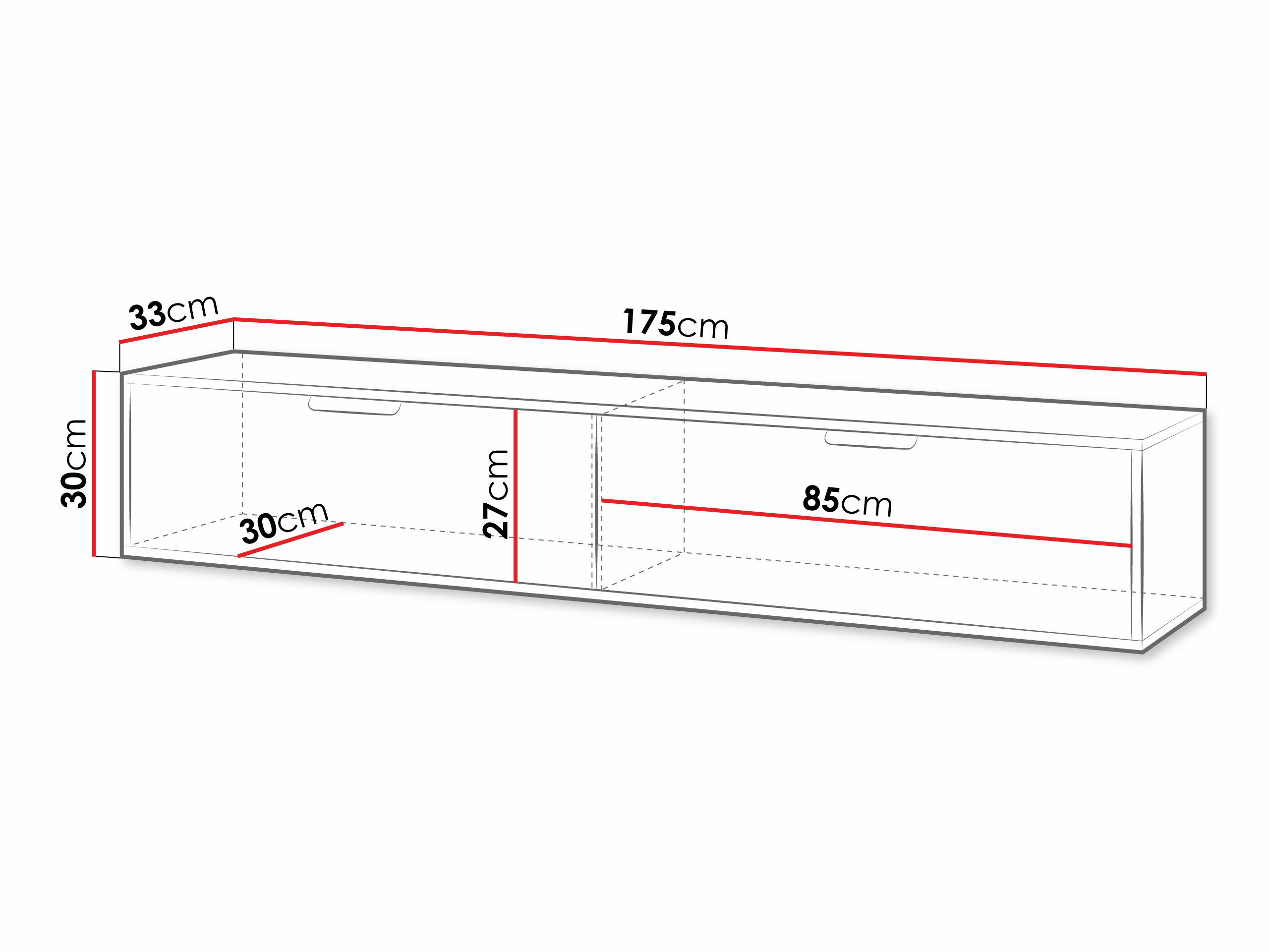 Meuble TV Hamilton 101 (Blanc)