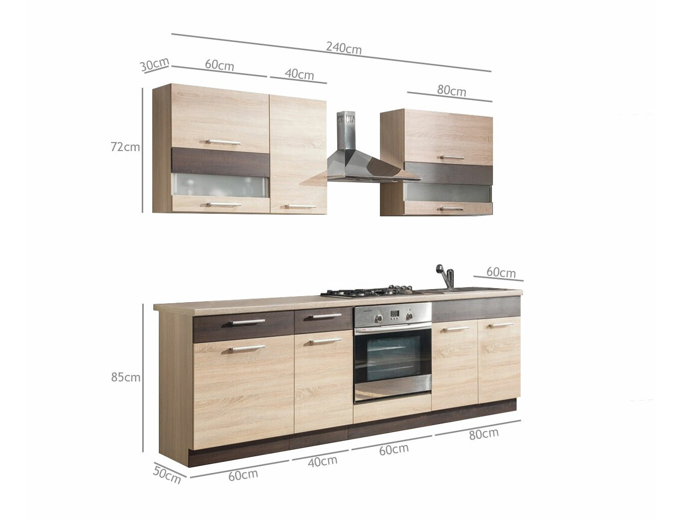Cuisine complète modulaire Mode Light 127