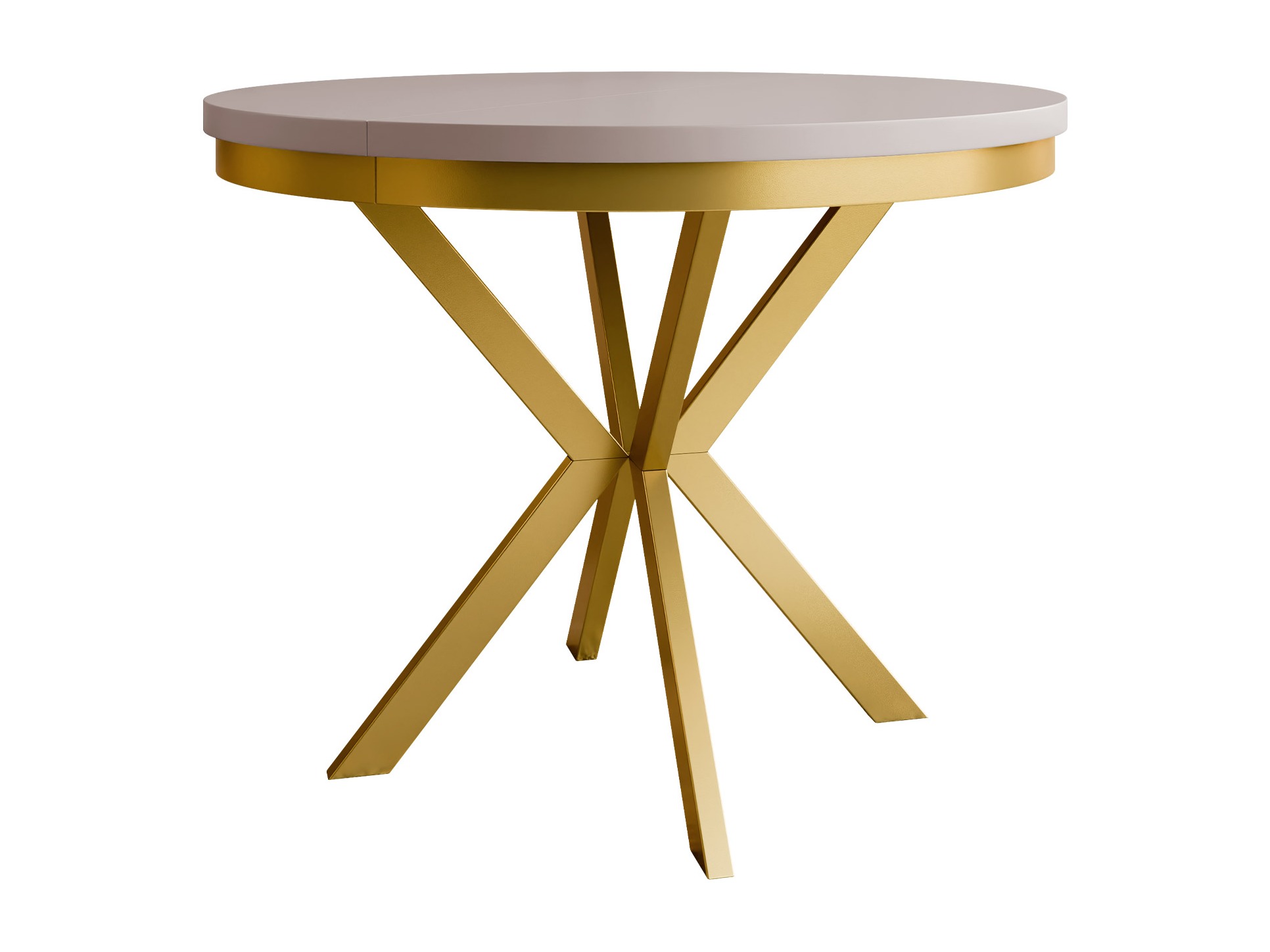 Table Oswego 157 (Cachemire + Doré)