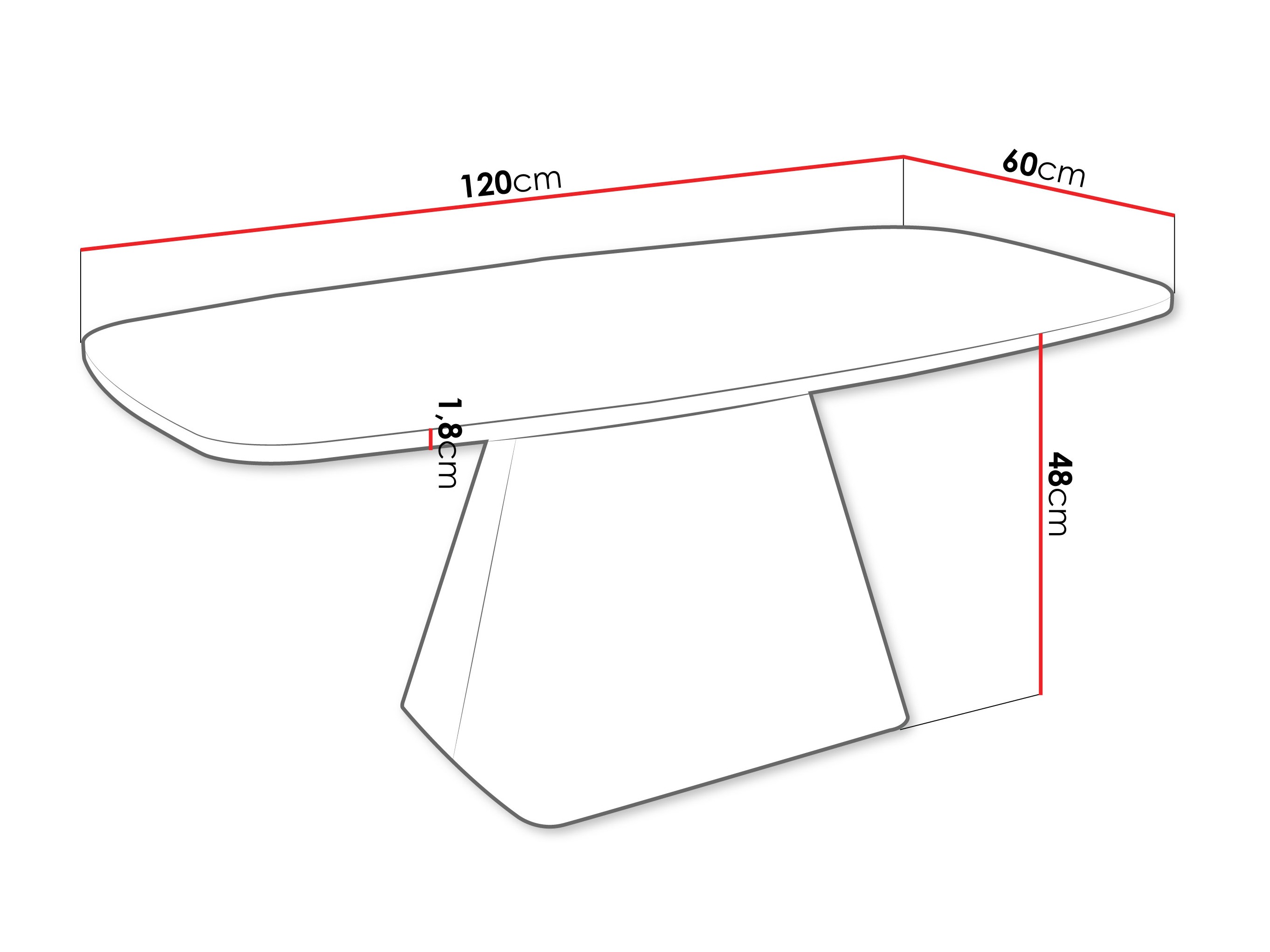 Table basse Oswego 158 (Marbre blanc + Cachemire)