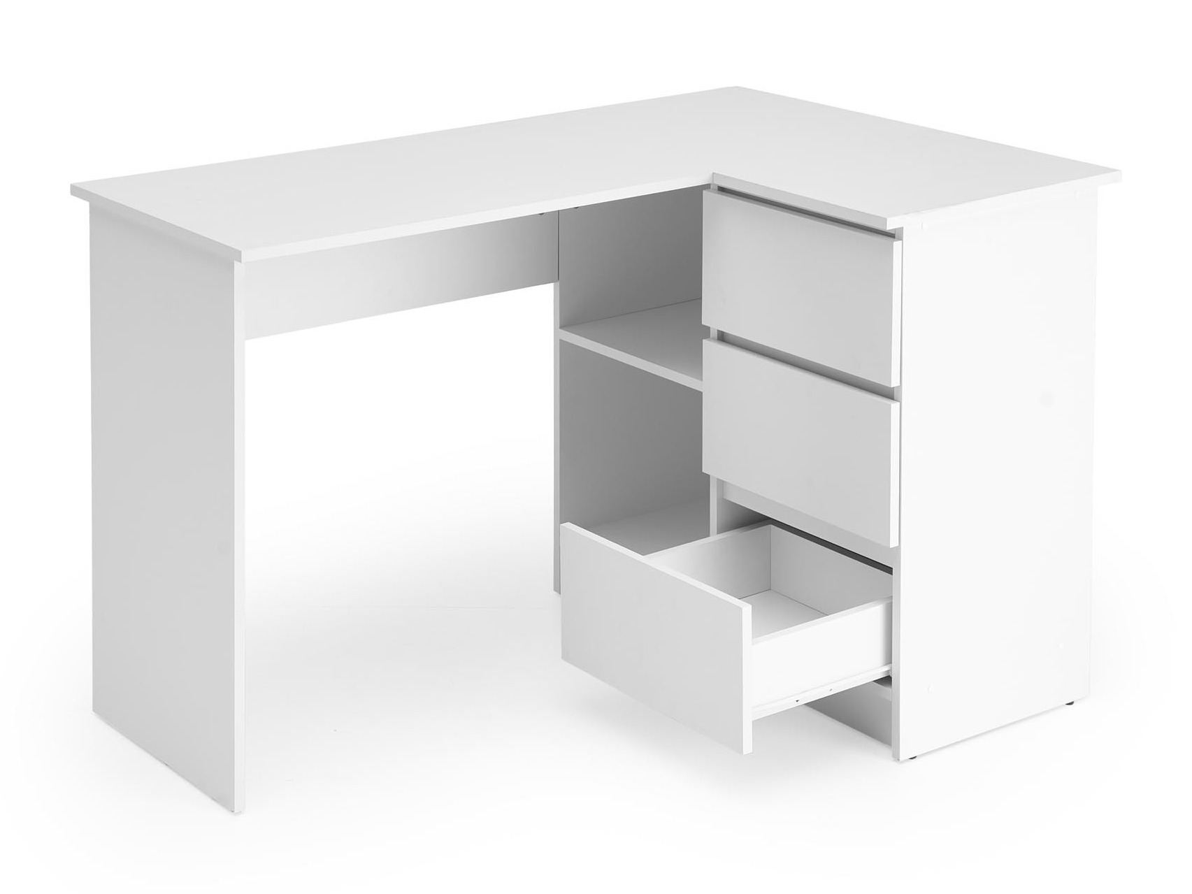 Bureau d'angle Houston 1950 (Blanc)