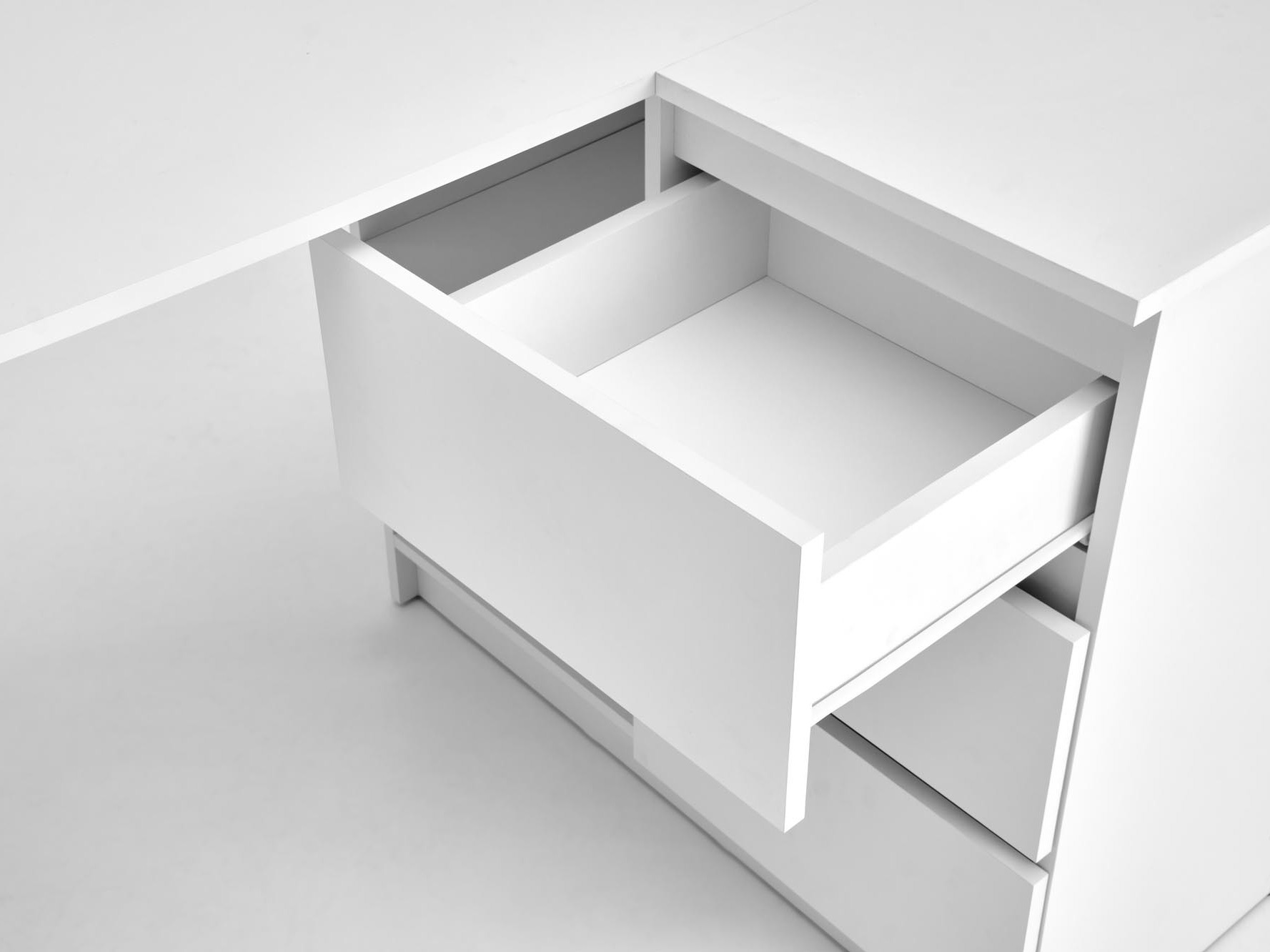 Bureau d'angle Houston 1950 (Blanc)