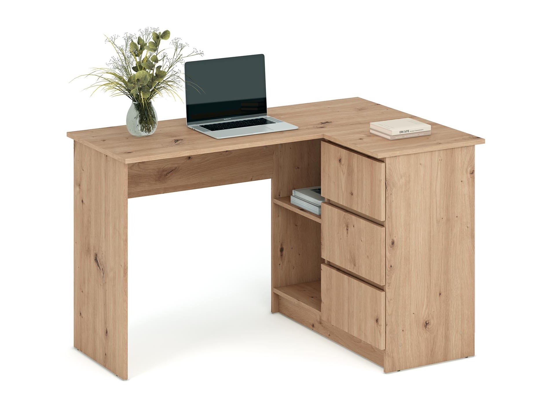 Bureau d'angle Houston 1950 (Chêne Artisan)