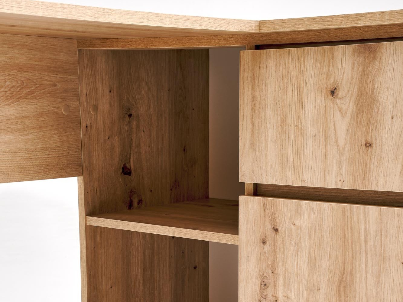 Bureau d'angle Houston 1950 (Chêne Artisan)