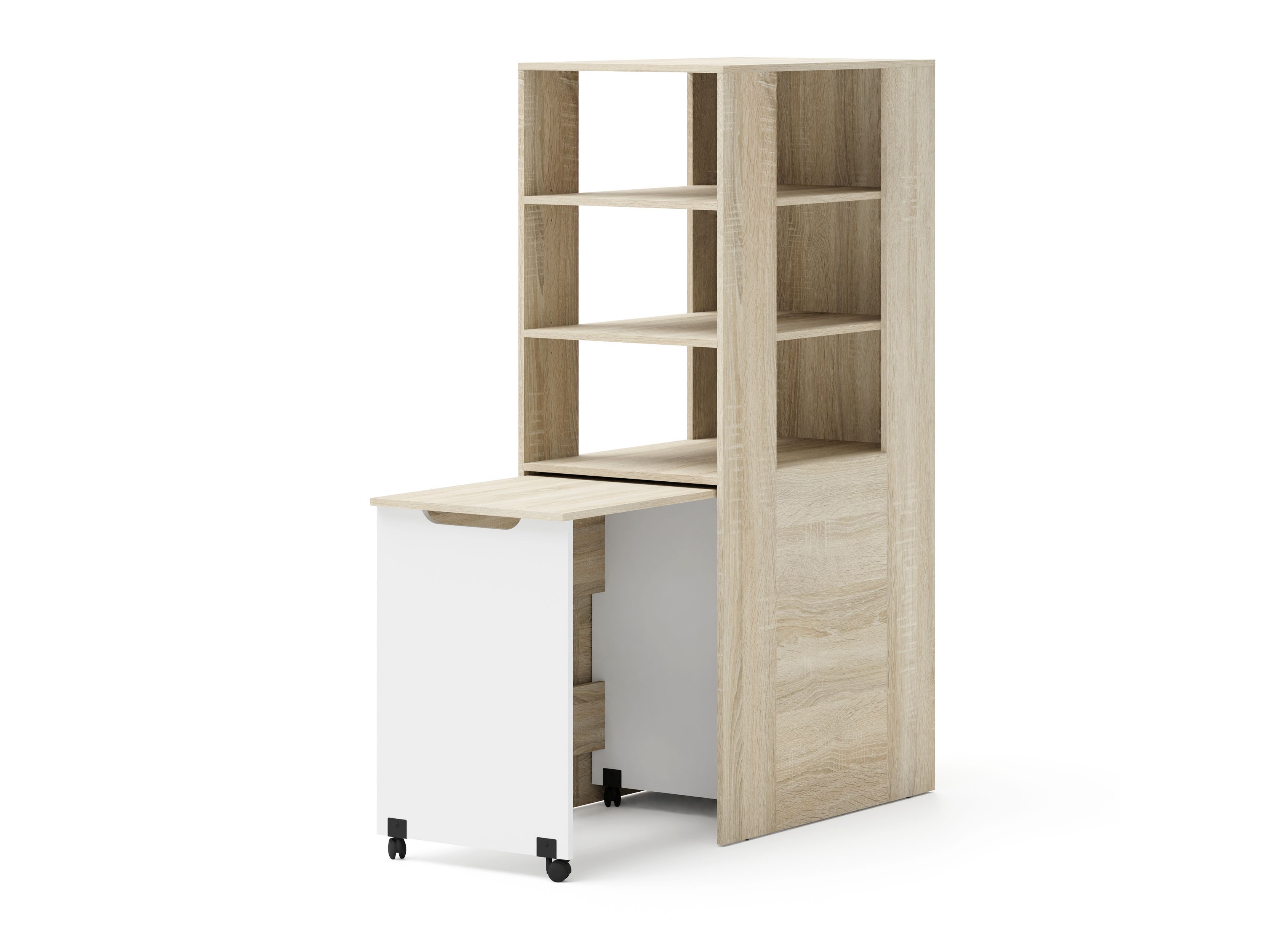 Bureau Elitenu 100 (Sonoma chêne + Blanc)