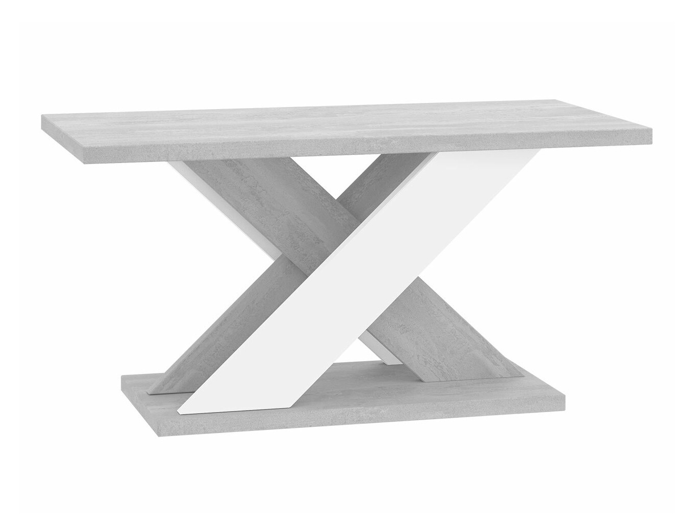 Table basse Goodyear 116 (Gris + Blanc)