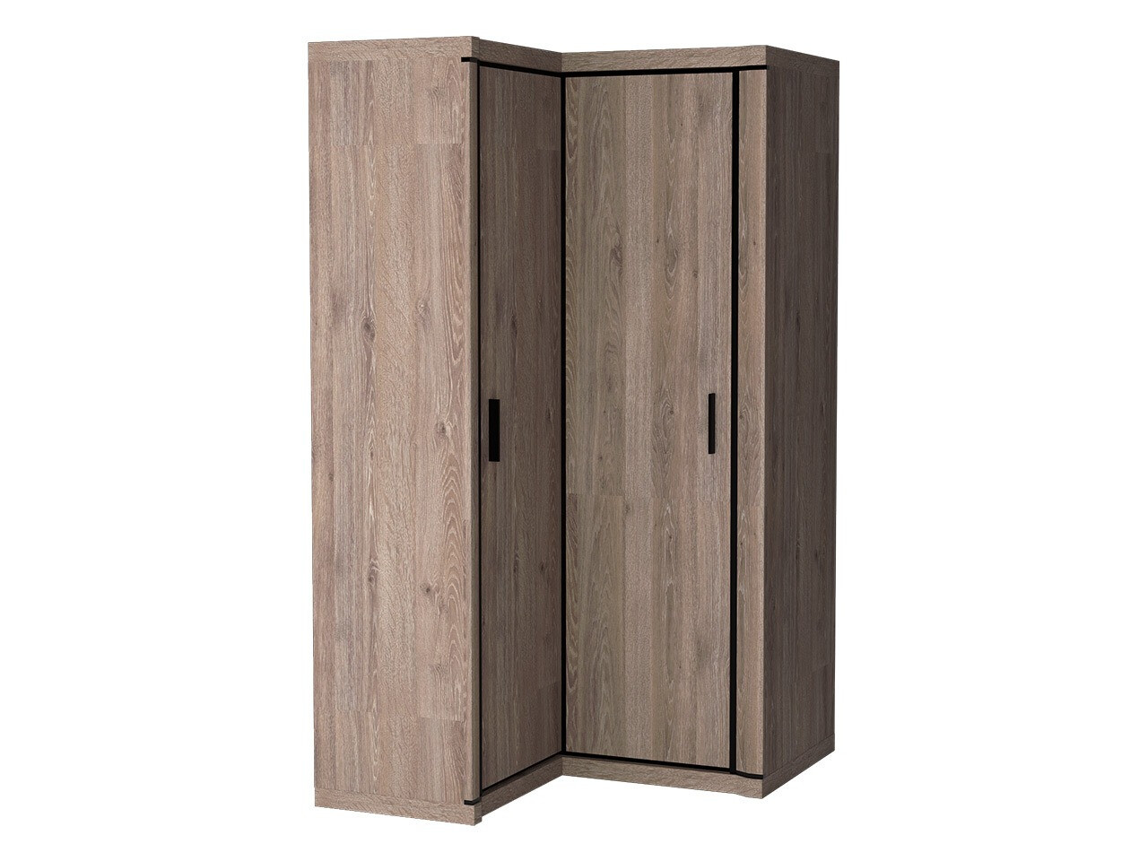 Armoire d'angle Lorelie 119 (Truffe chêne)