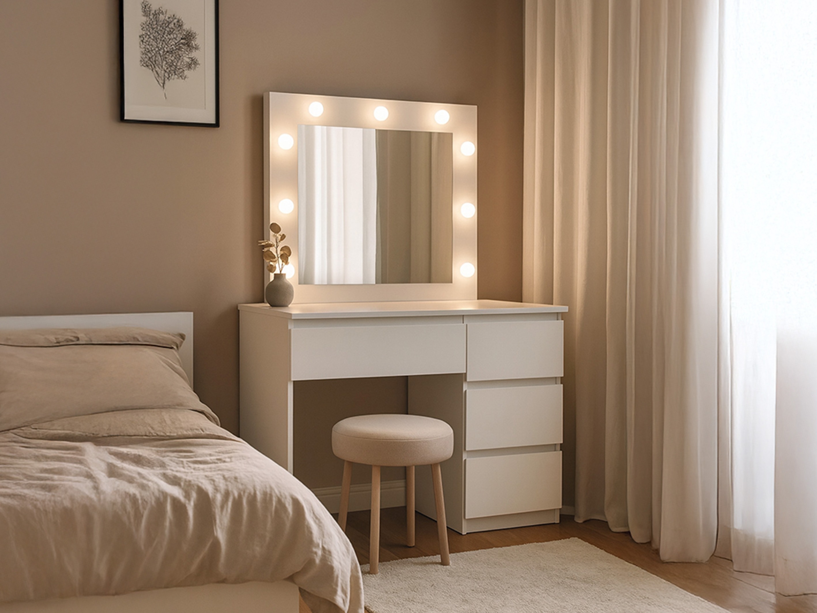 Coiffeuse Murrieta 194 (Blanc)