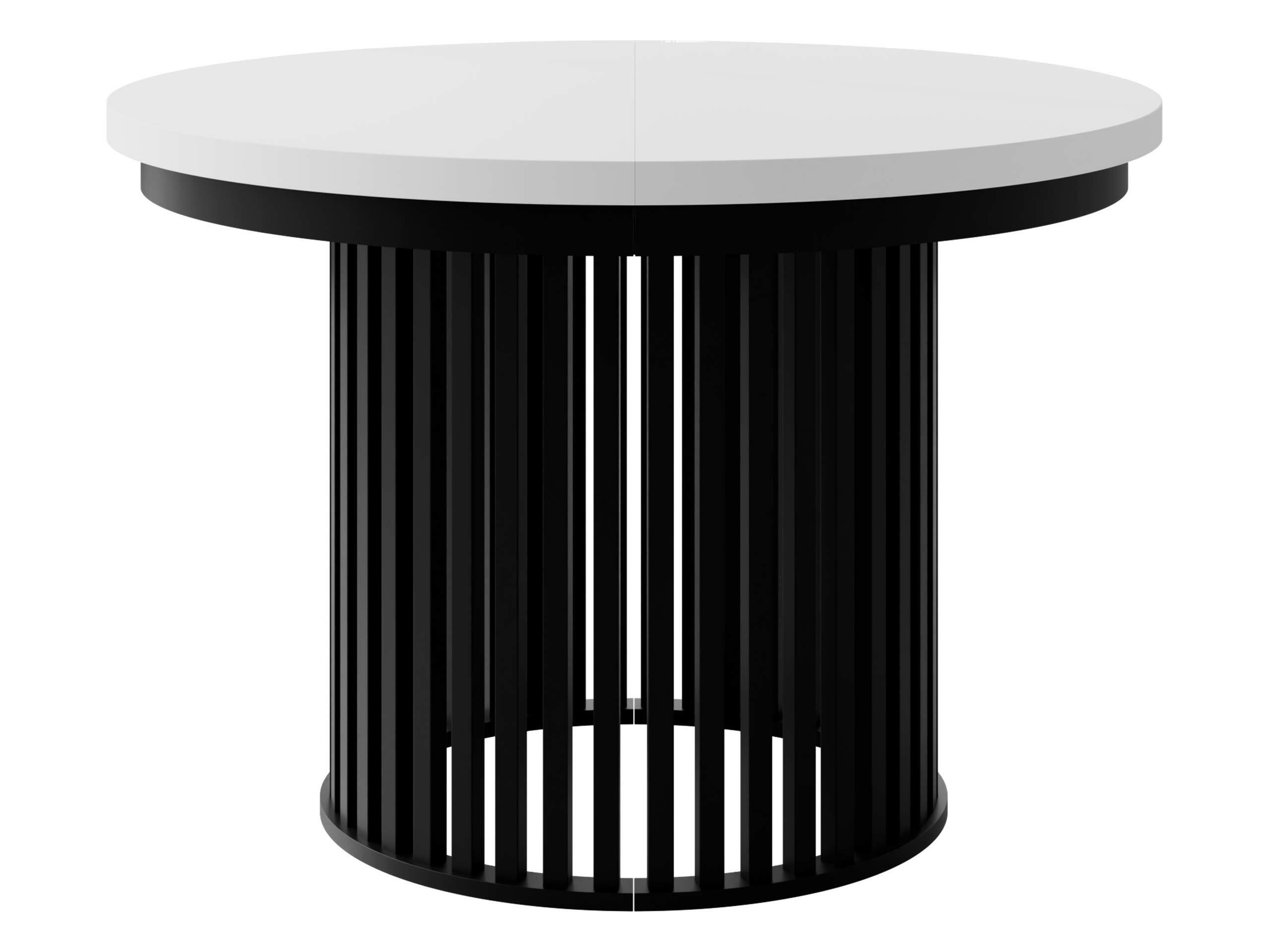 Table Racine 145 (Blanc + Noir)