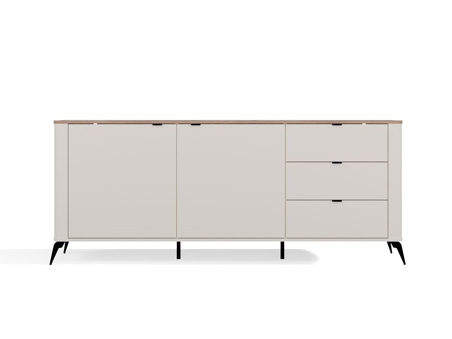 Commode Soavie 106 (Cachemire + Chêne)