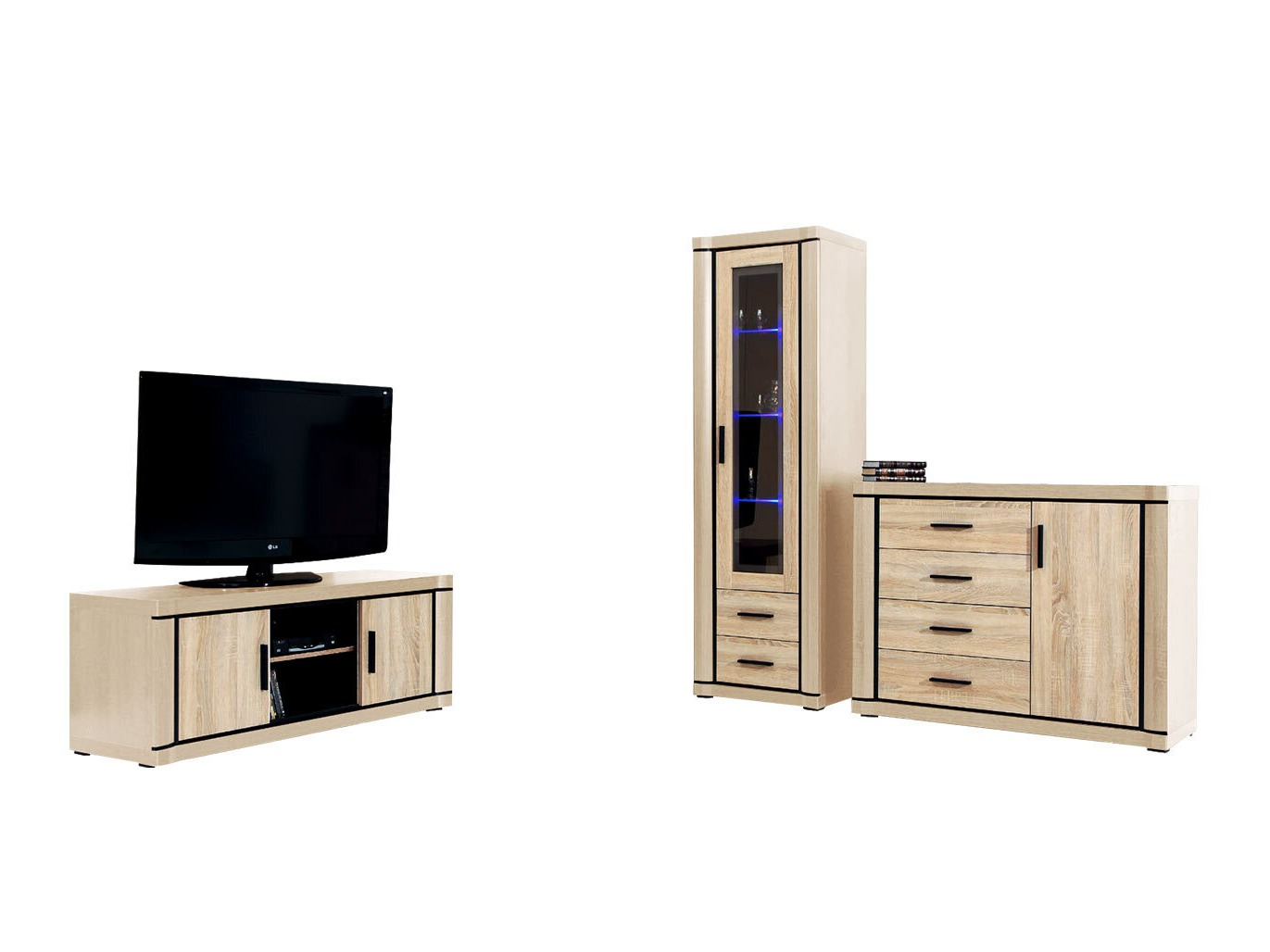 Ensemble de salon Lorelie 122 (Sonoma chêne)