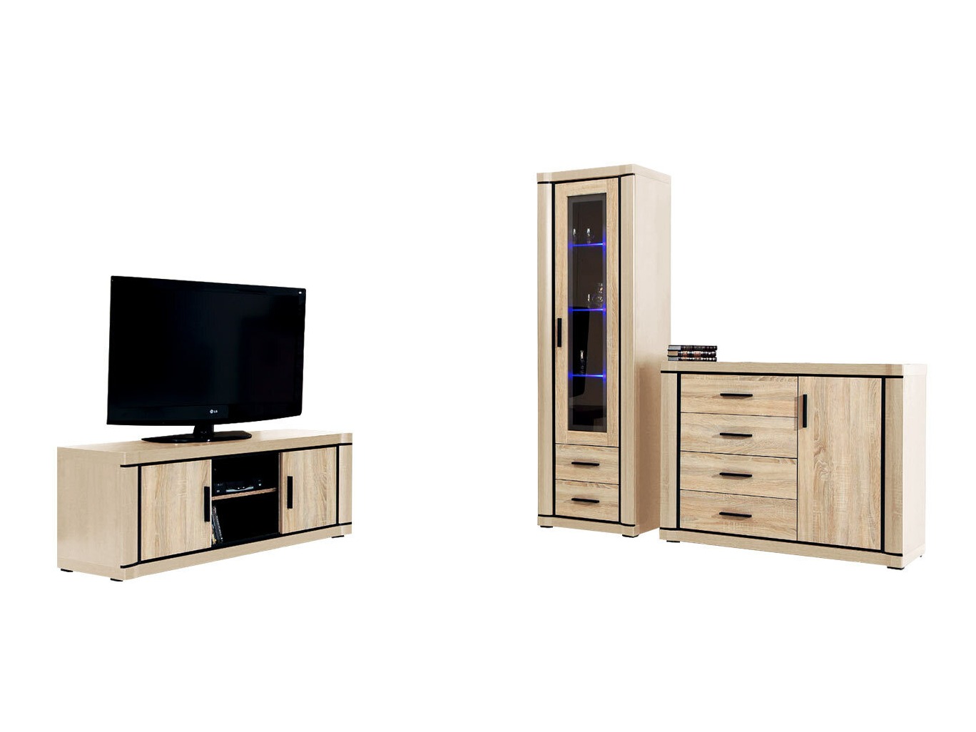 Ensemble de salon Lorelie 122 (Sonoma chêne)