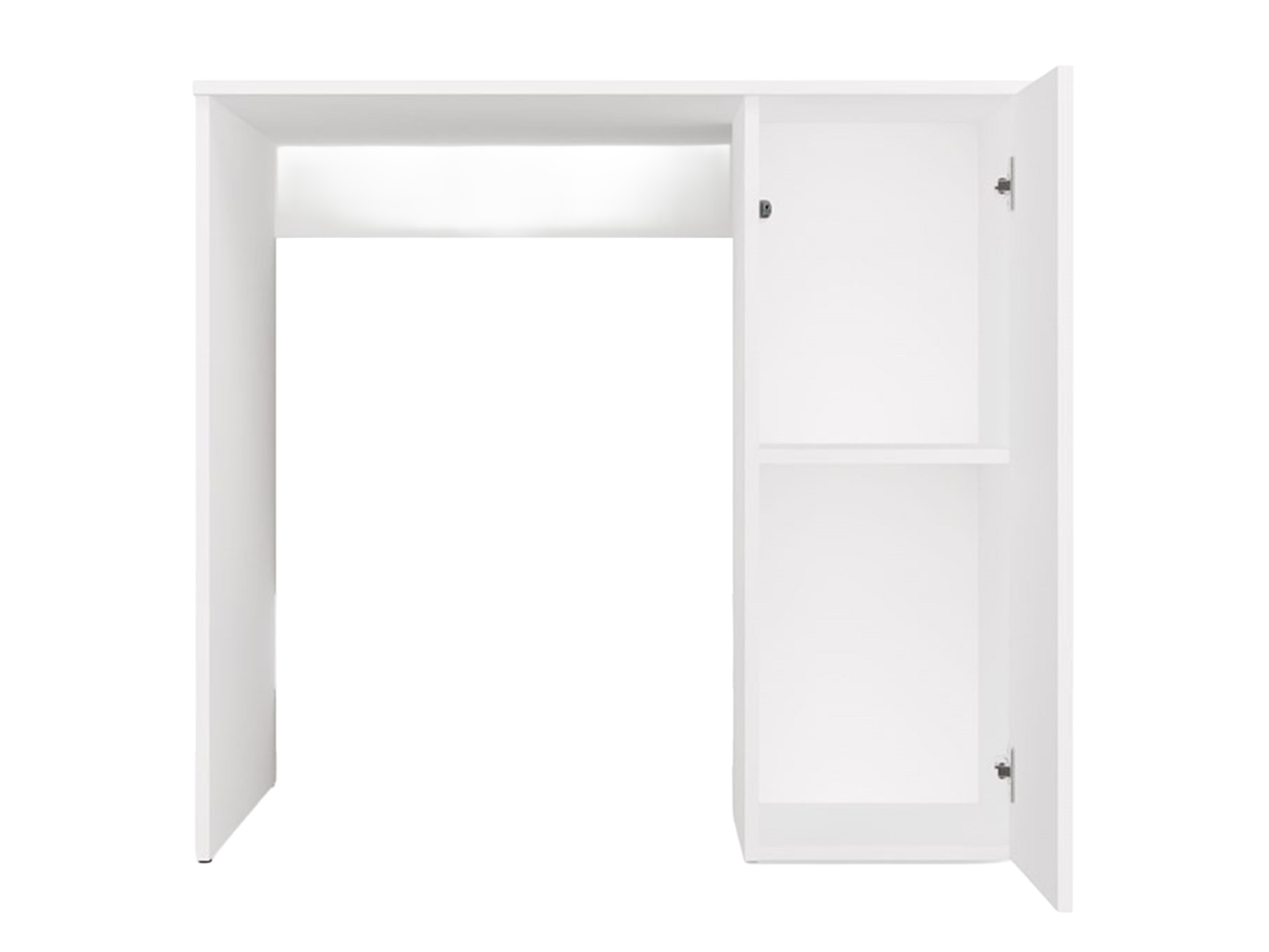 Armoire de bain indépendante Balelbo 114 (Blanc)