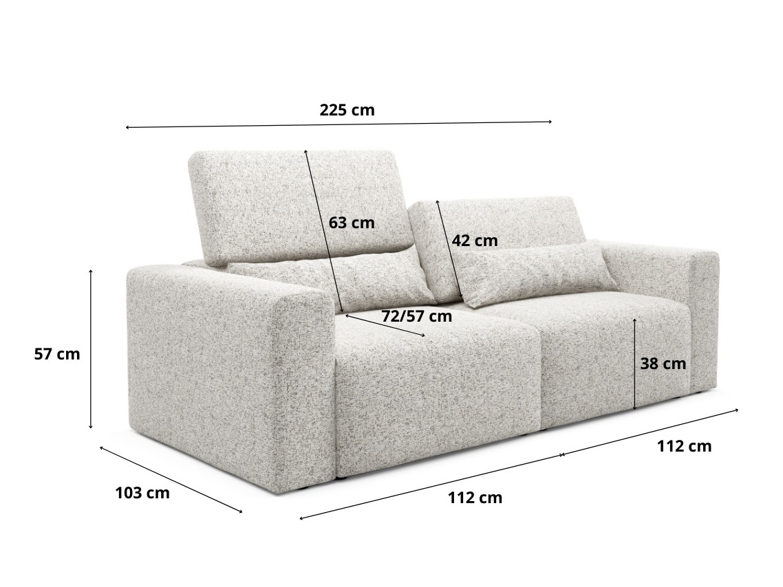Canapé modulaire Virorle 104 (Puente 06)