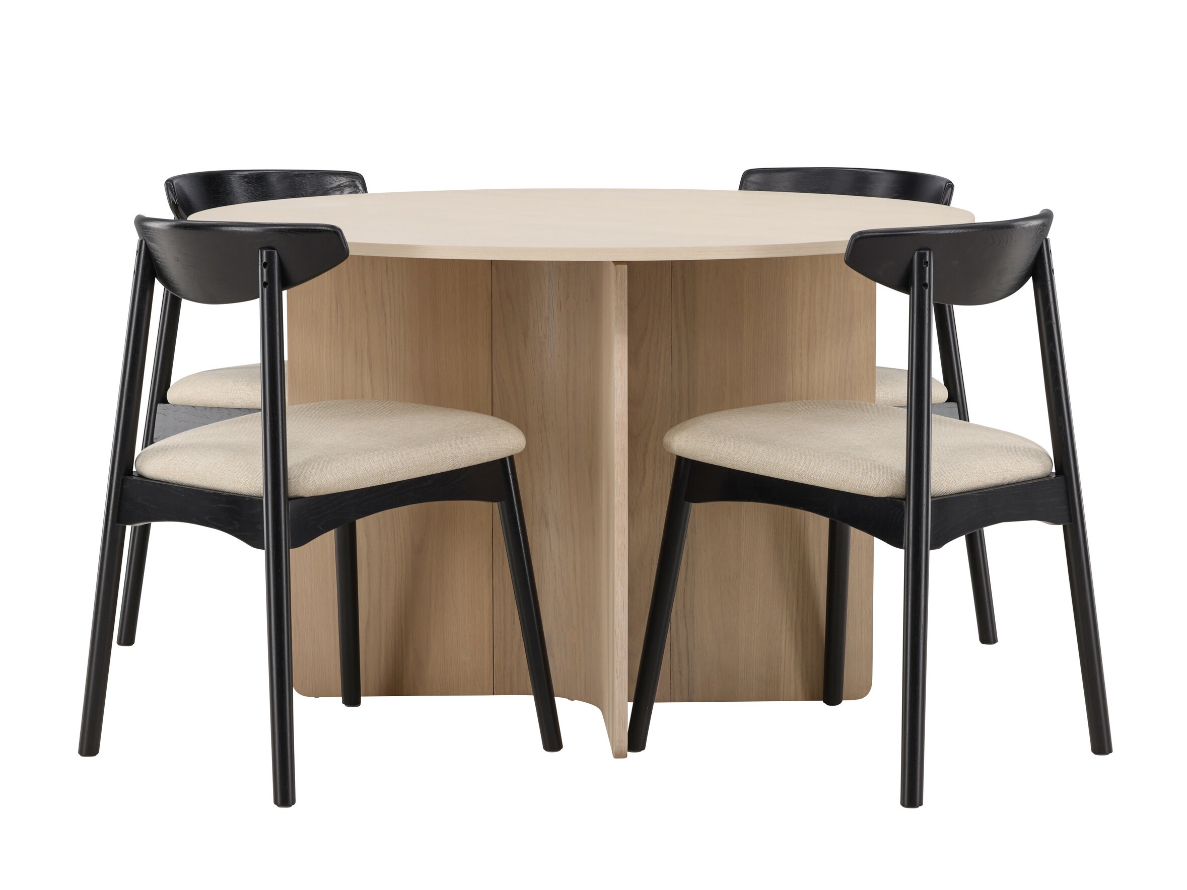 Salle à manger complète Dallas 4986 (Clair bois)
