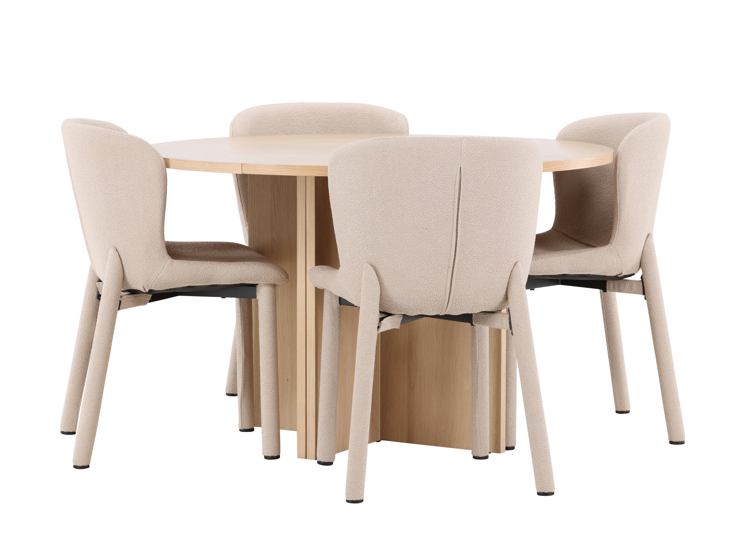 Salle à manger complète Dallas 4988 (Chêne)