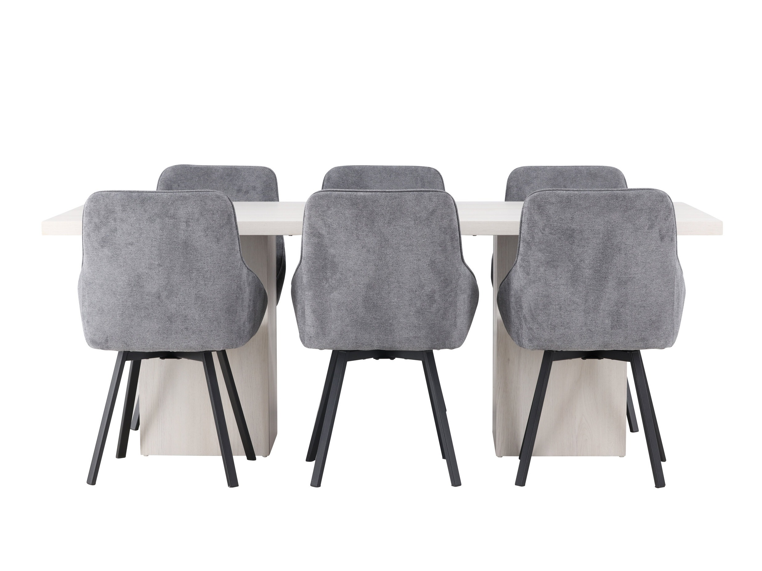 Salle à manger complète Dallas 4996 (Gris)