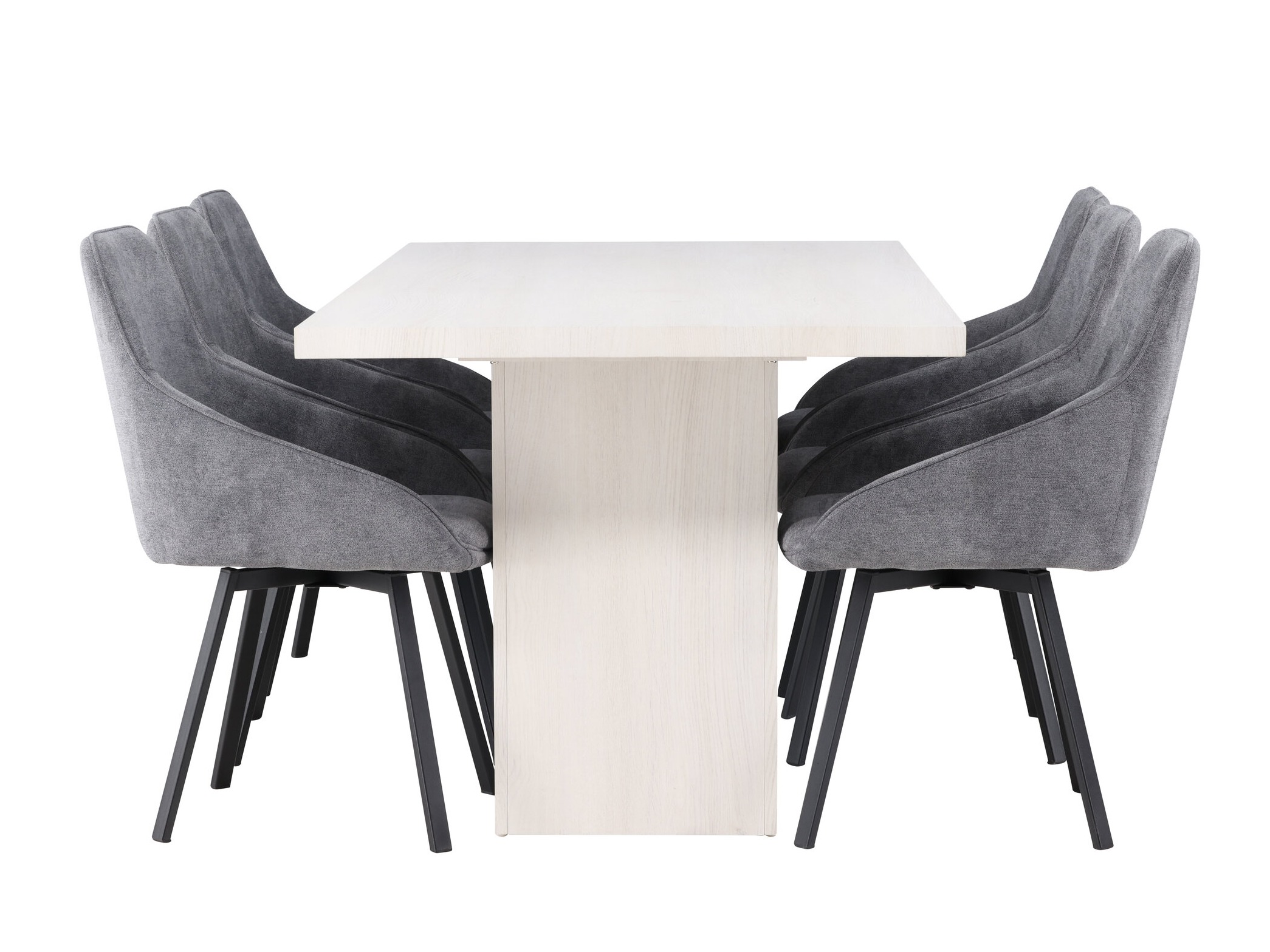 Salle à manger complète Dallas 4996 (Gris)
