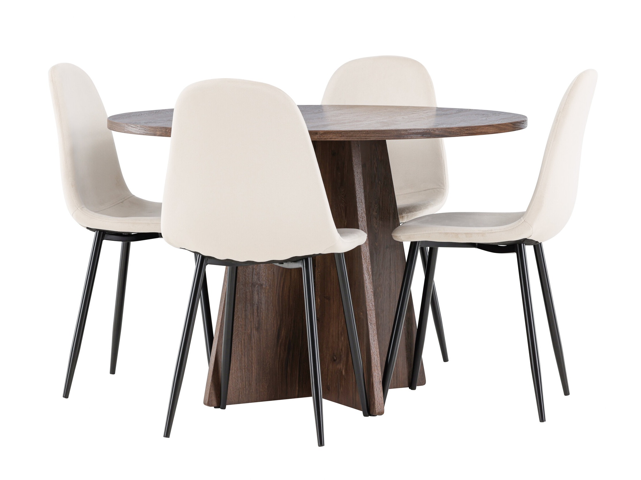 Salle à manger complète Dallas 5009 (Beige)