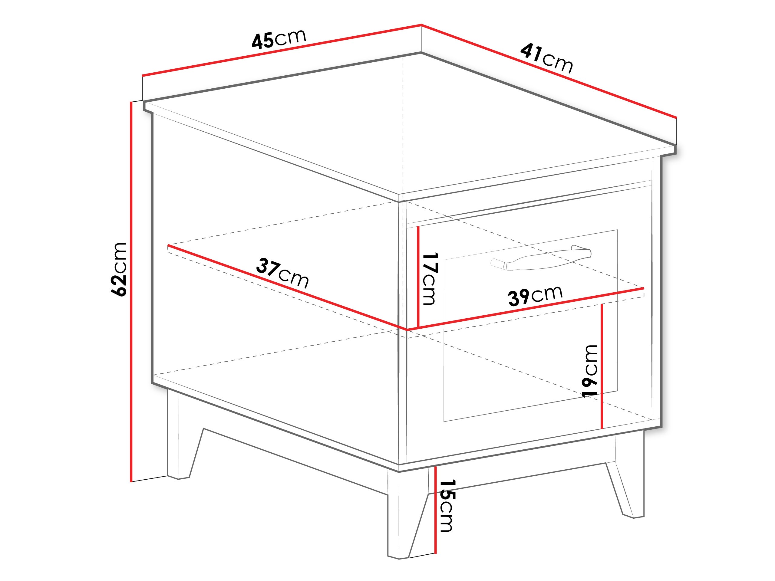 Table de chevet Sonfera 110
