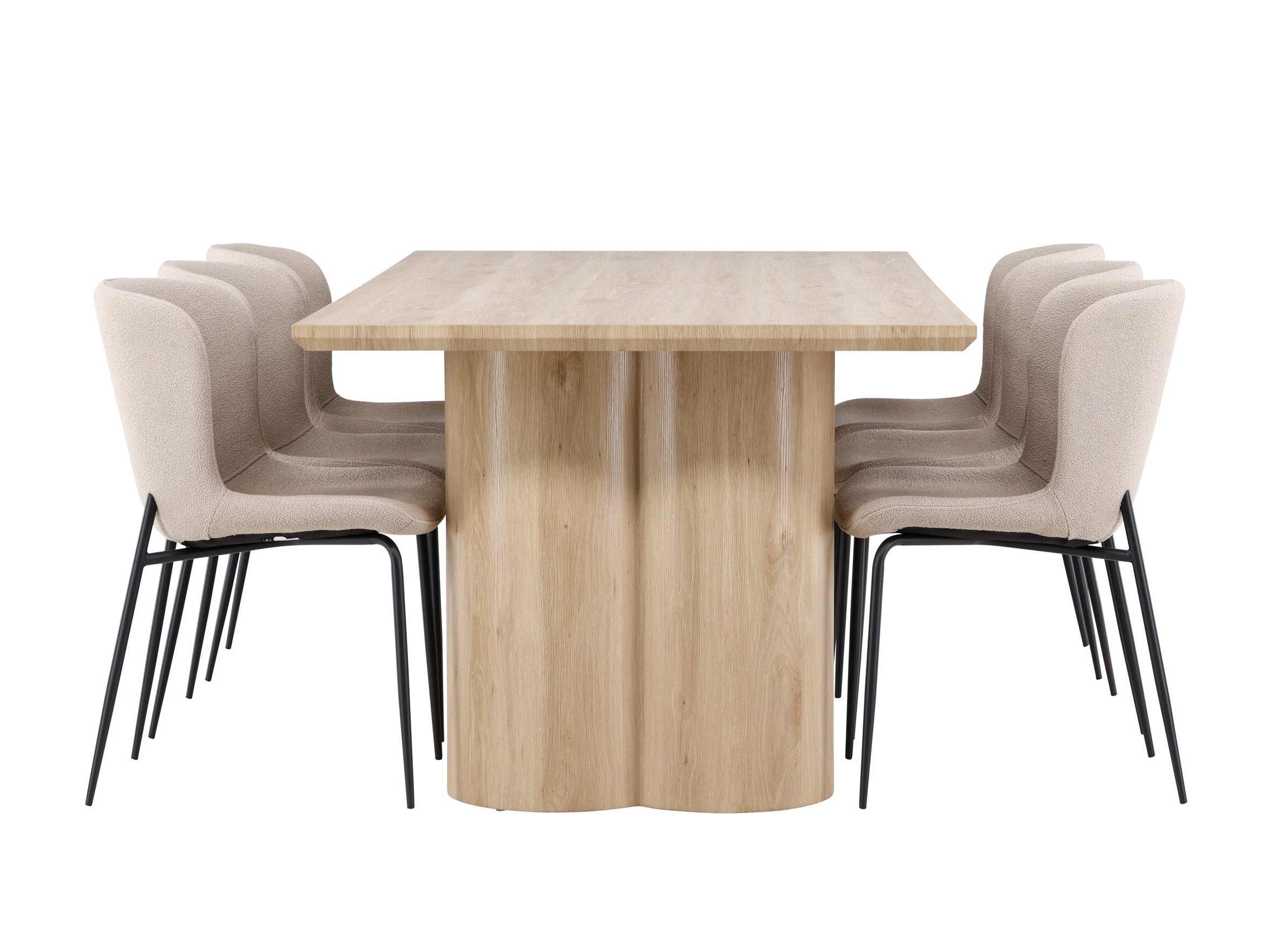 Salle à manger complète Dallas 5021 (Beige)