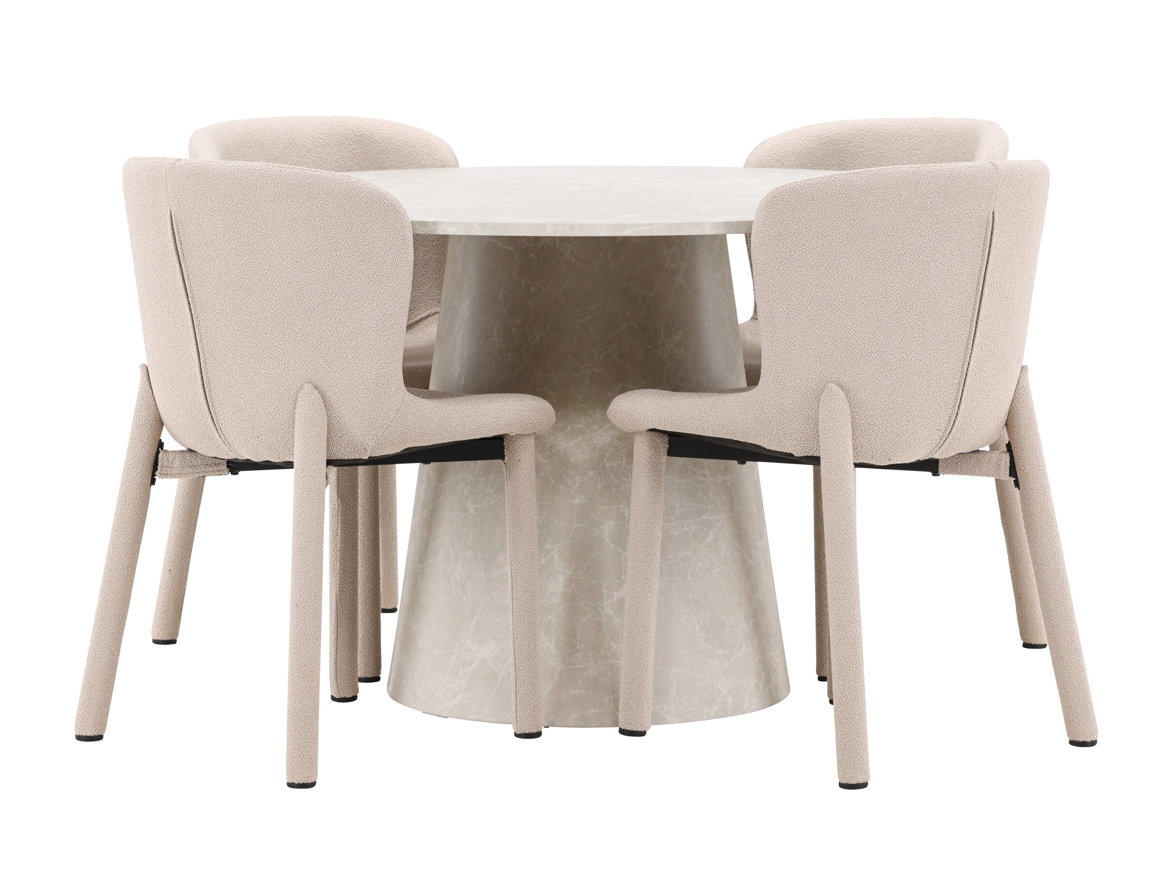 Salle à manger complète Dallas 5023 (Beige)