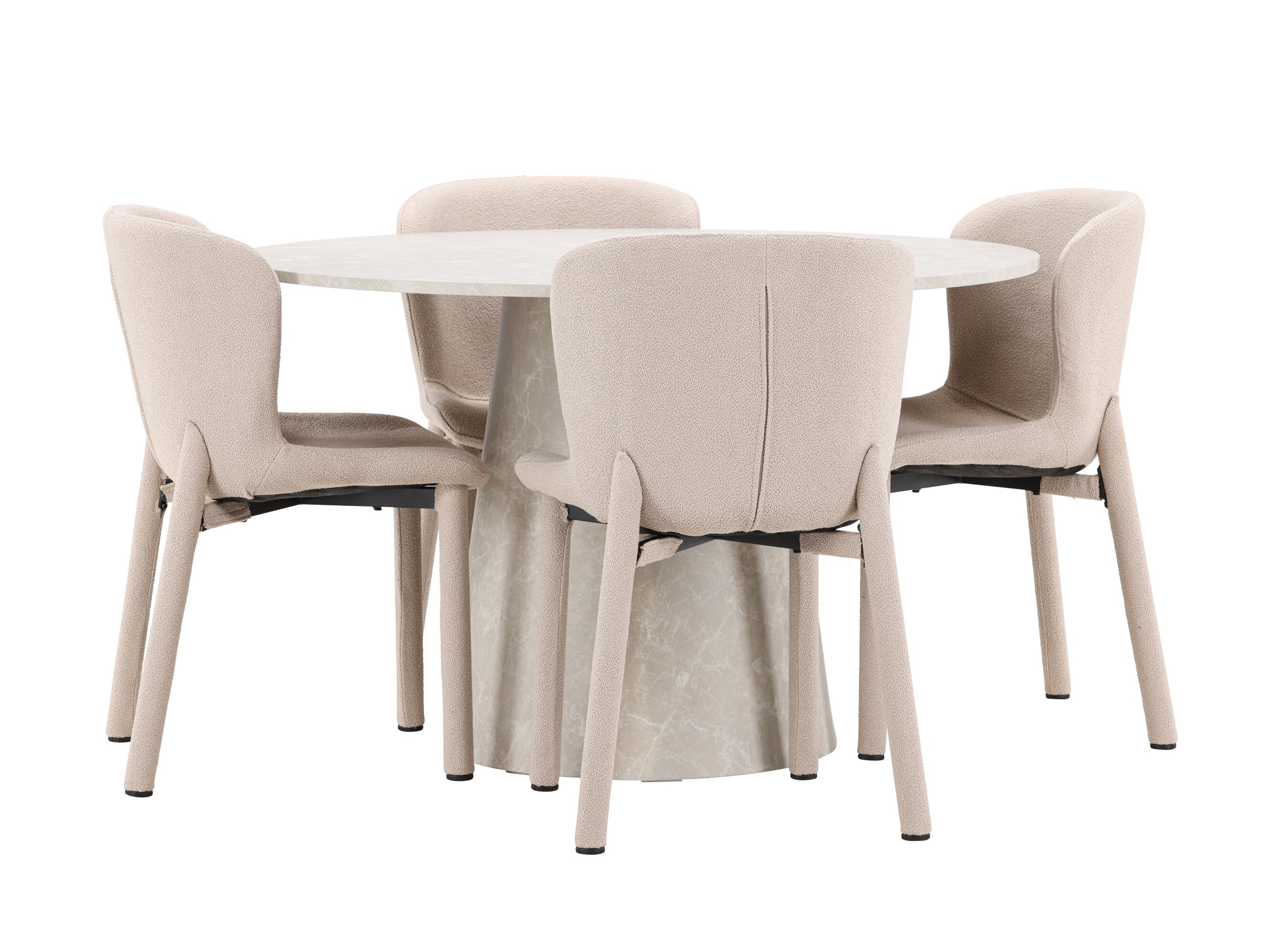 Salle à manger complète Dallas 5023 (Beige)