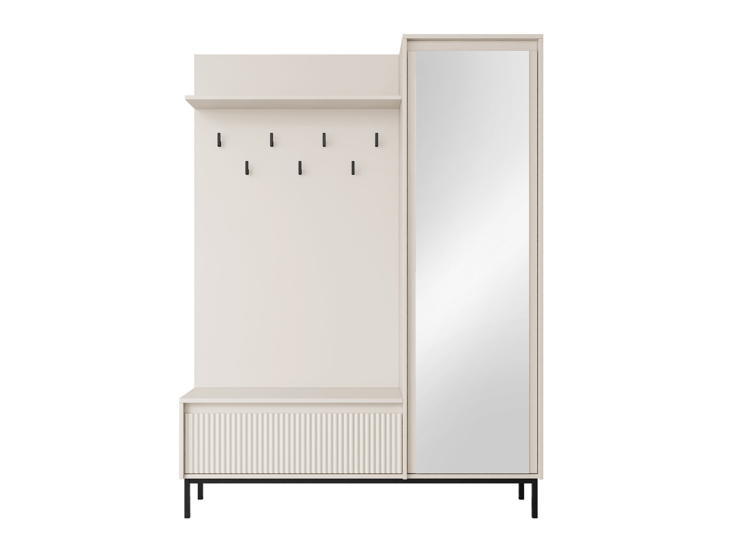 Meuble d'entrée Comfivo Delruva 112 (Cachemire)