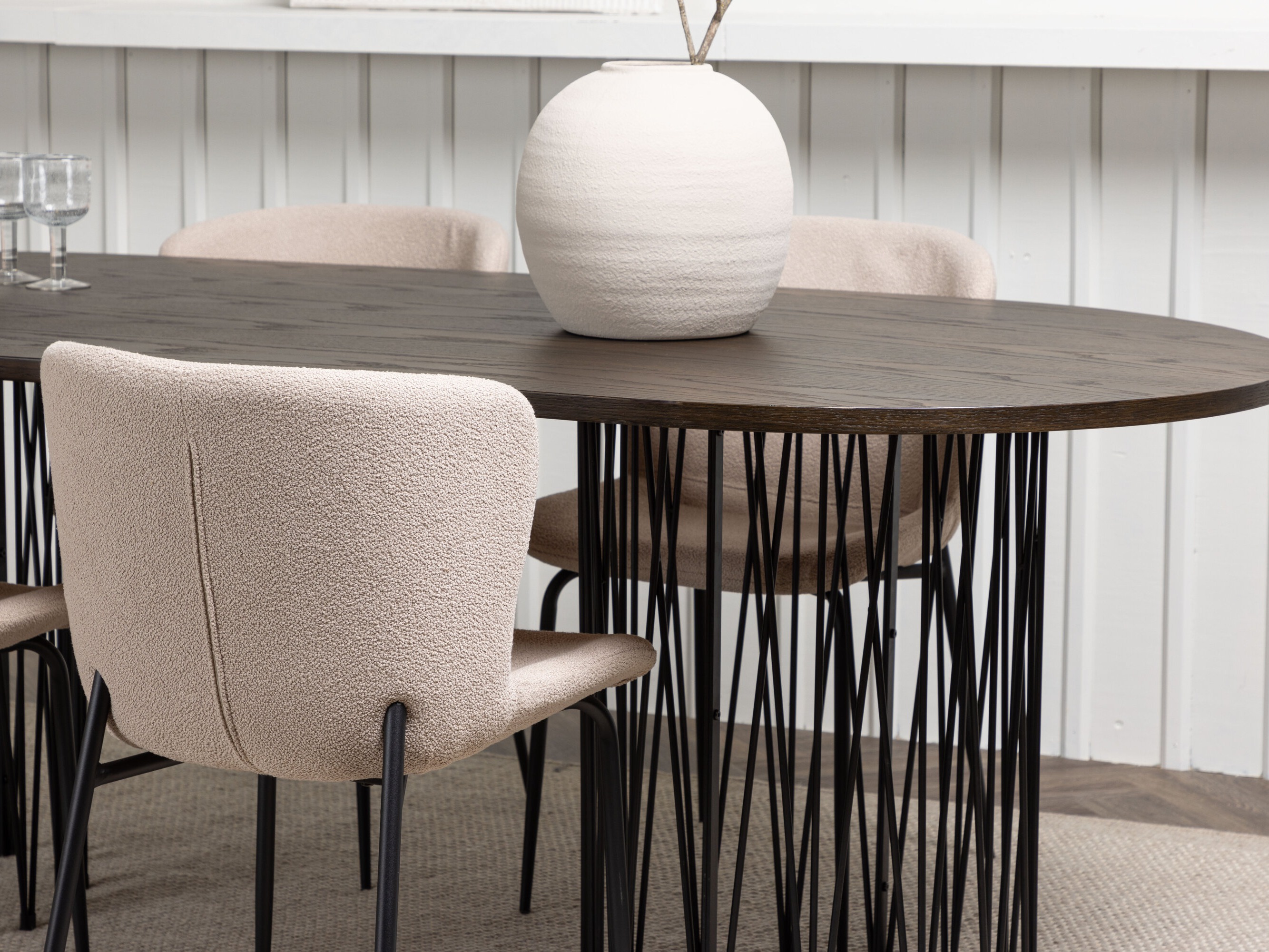 Salle à manger complète Dallas 5065 (Beige)