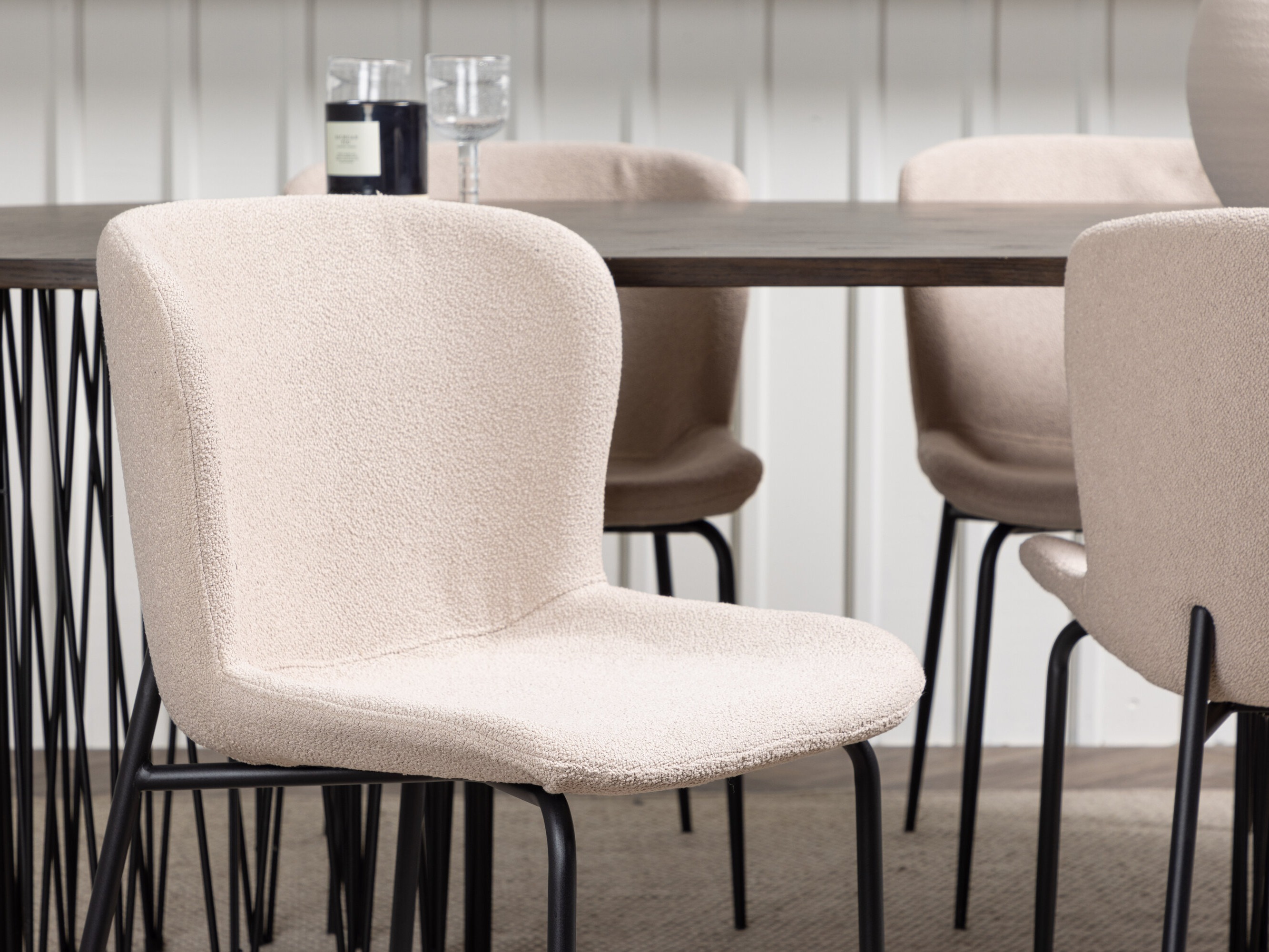 Salle à manger complète Dallas 5065 (Beige)