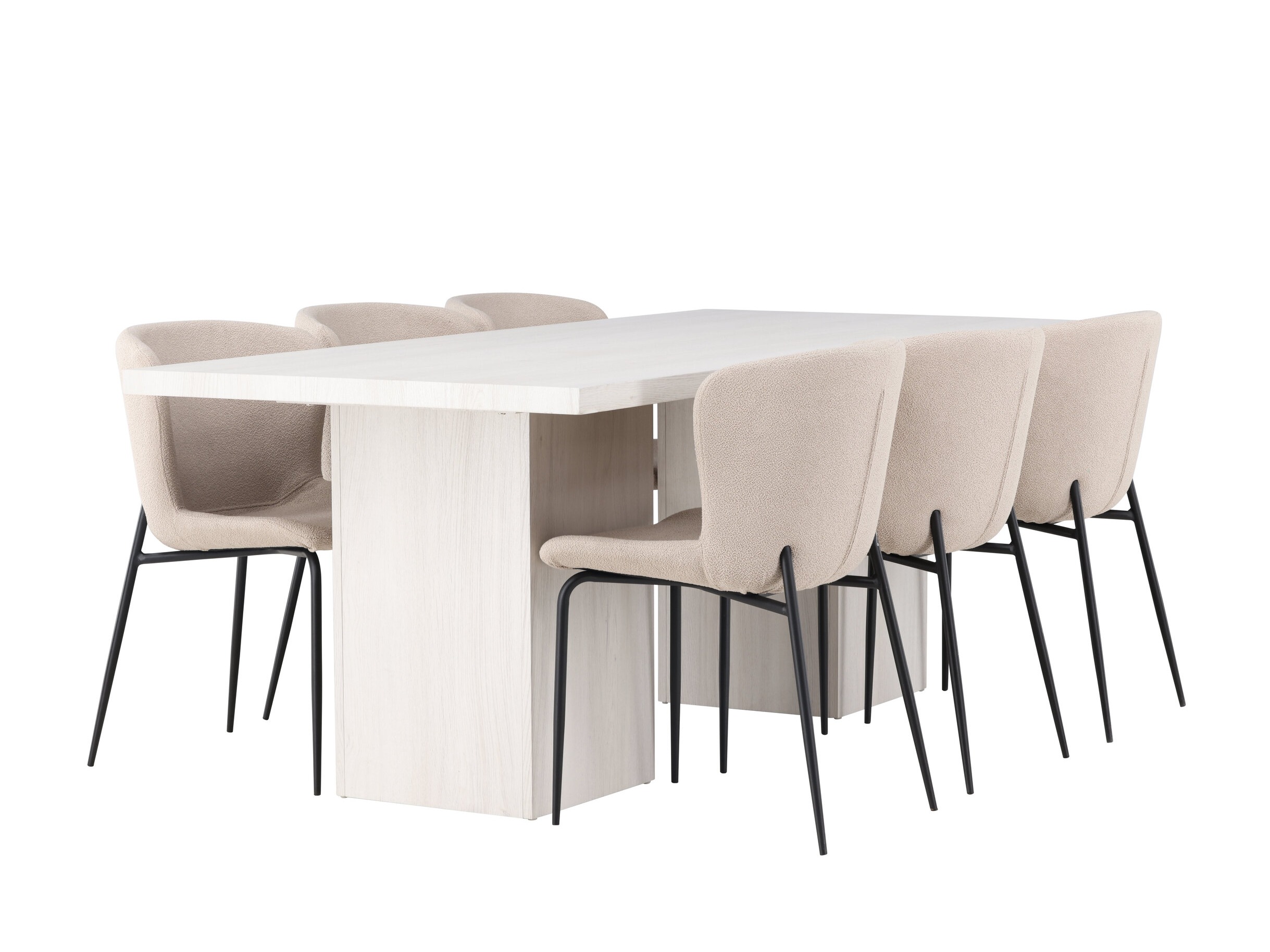 Salle à manger complète Dallas 5080 (Beige)