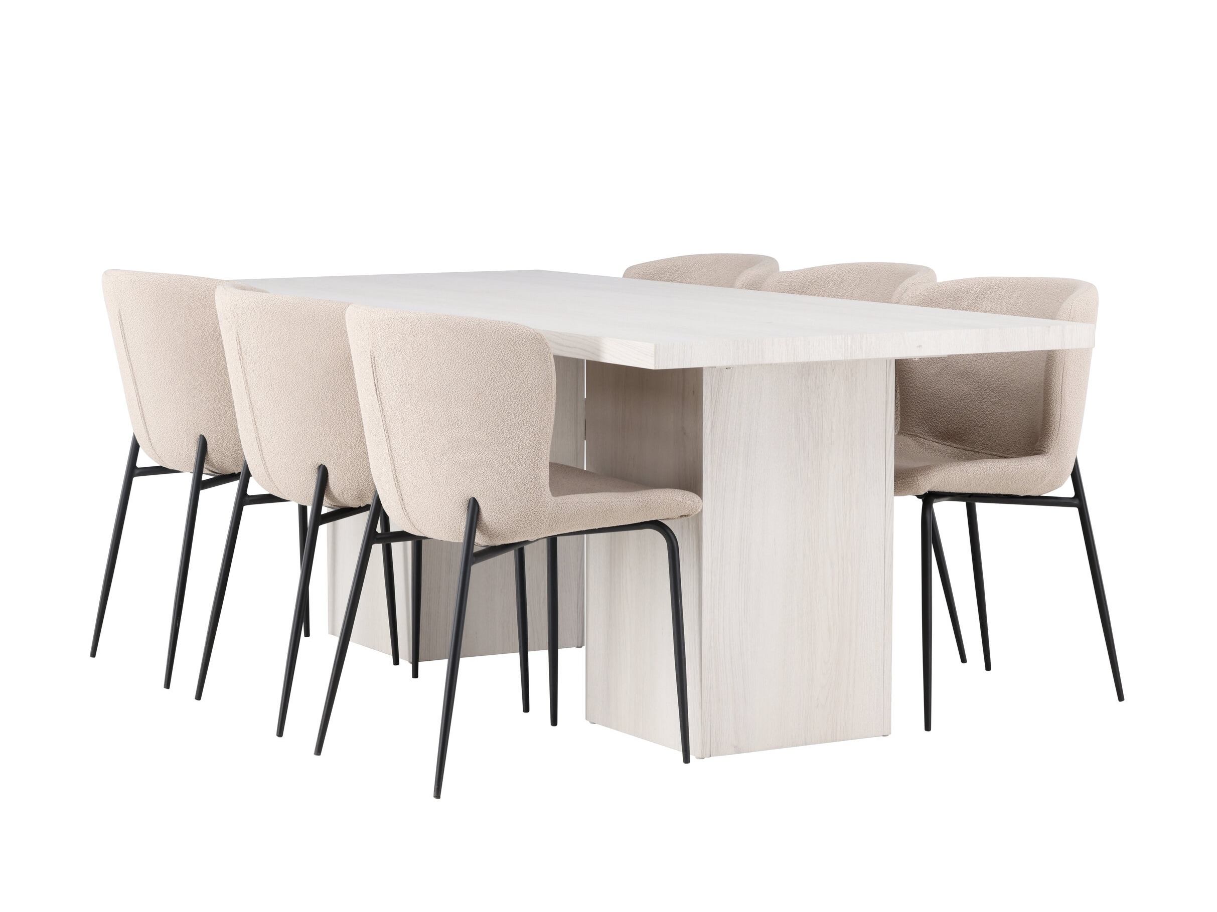 Salle à manger complète Dallas 5080 (Beige)