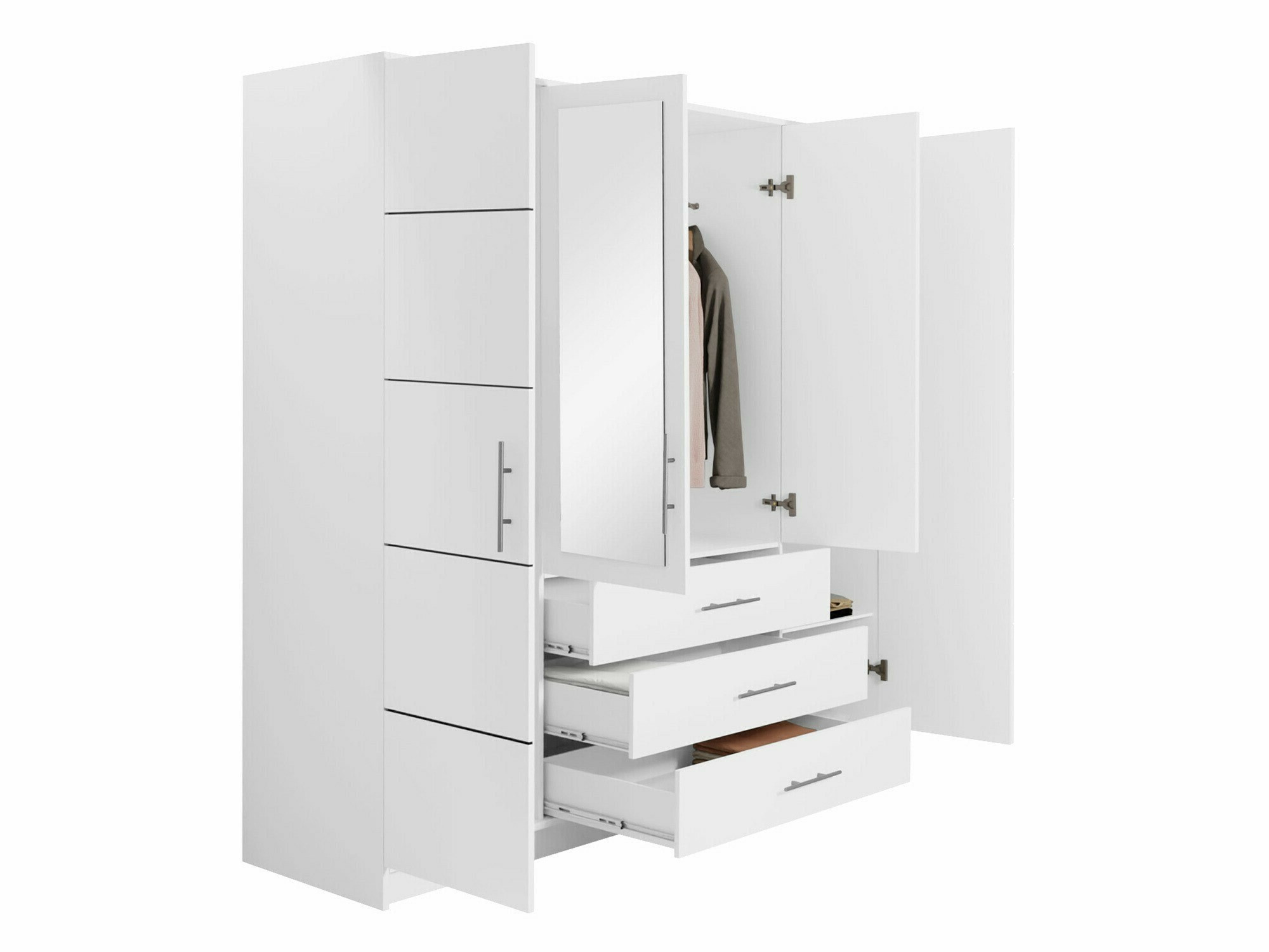 Armoire Dortivu I (Blanc)