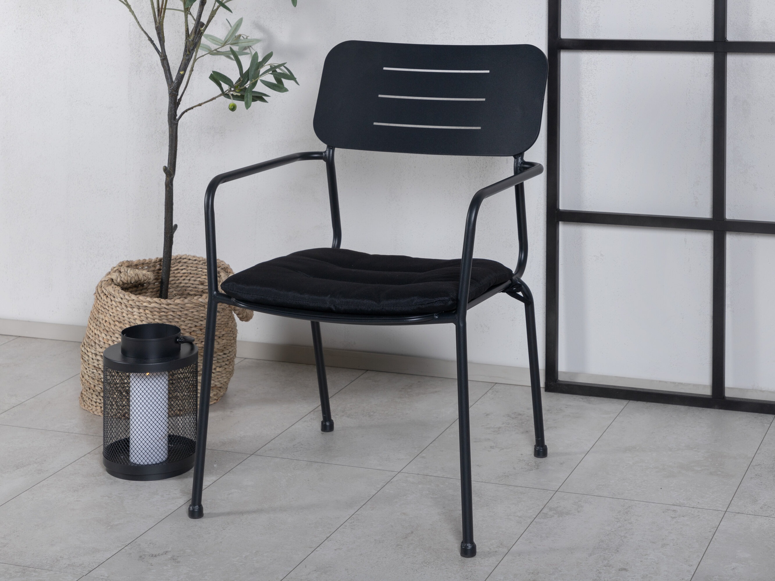 Chaise de jardin Dallas 2773 (Noir)
