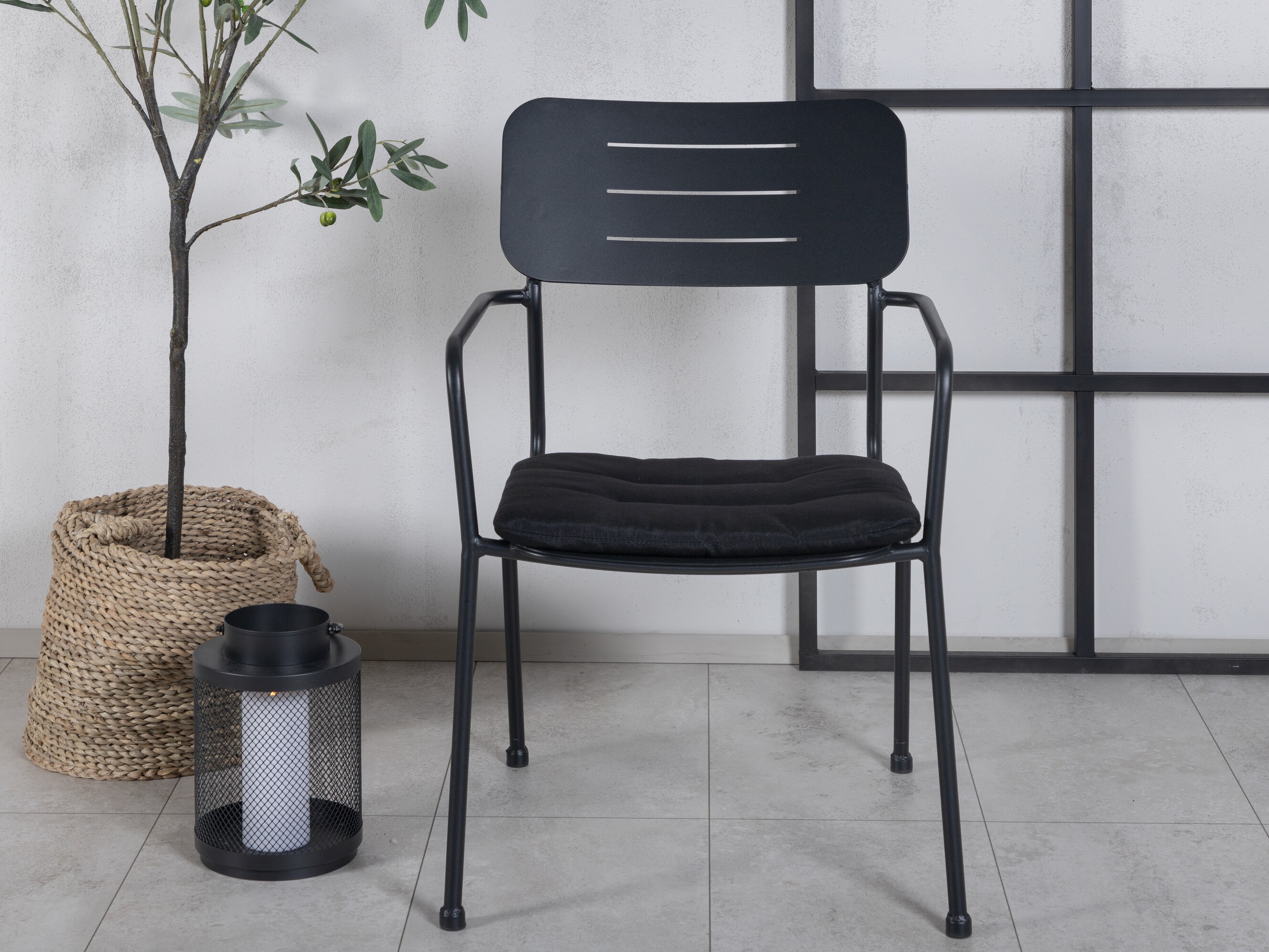 Chaise de jardin Dallas 2773 (Noir)