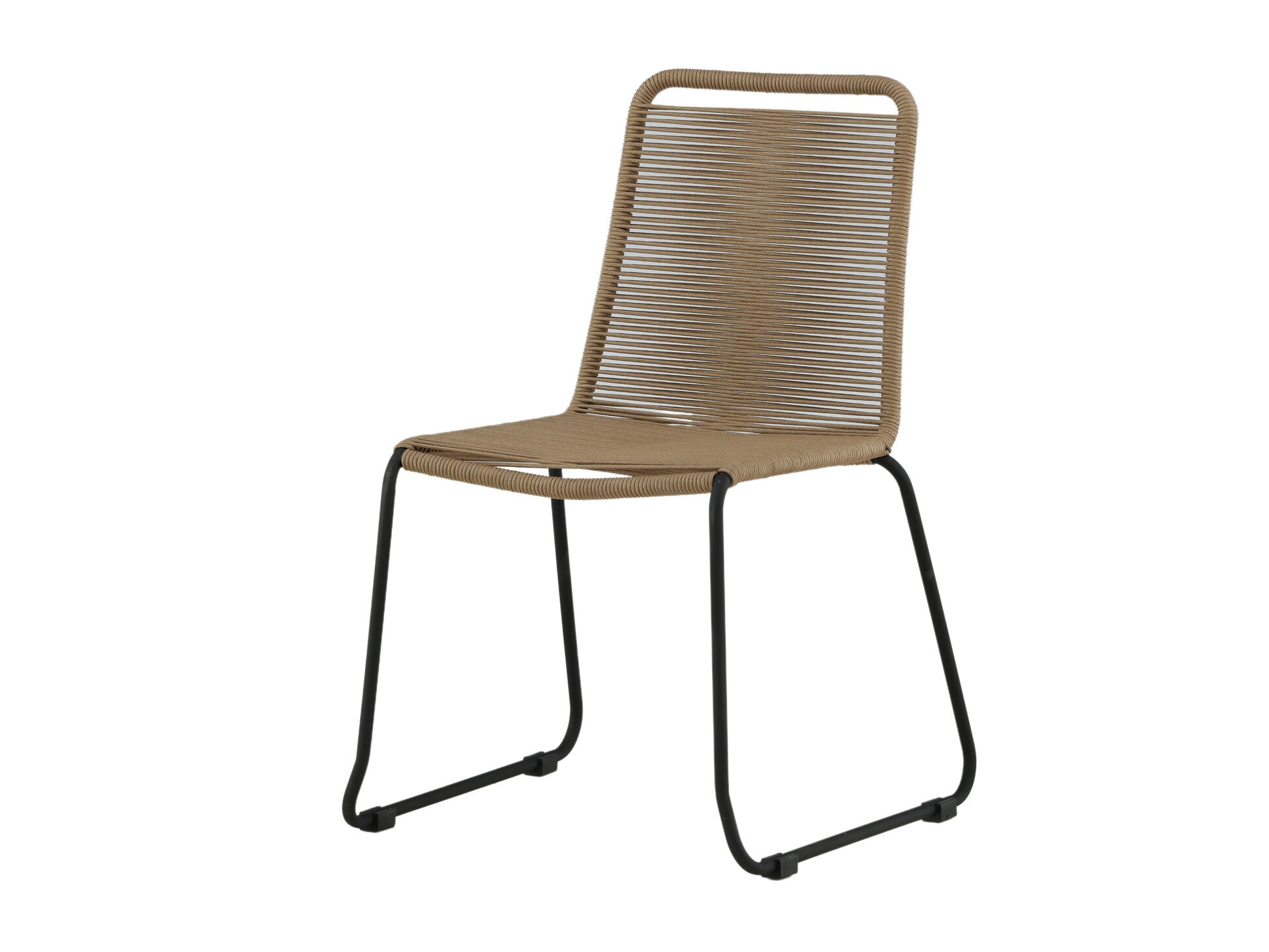 Chaise de jardin Dallas 2820 (Brun clair + Noir)