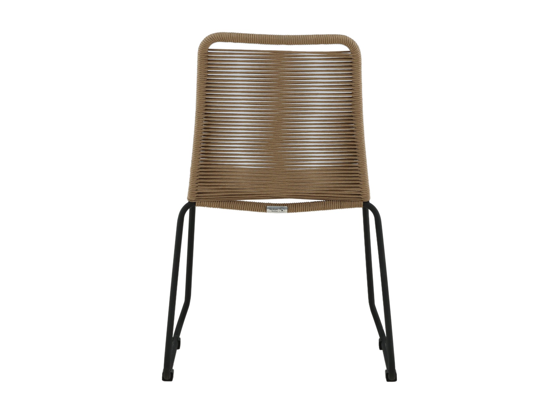 Chaise de jardin Dallas 2820 (Brun clair + Noir)