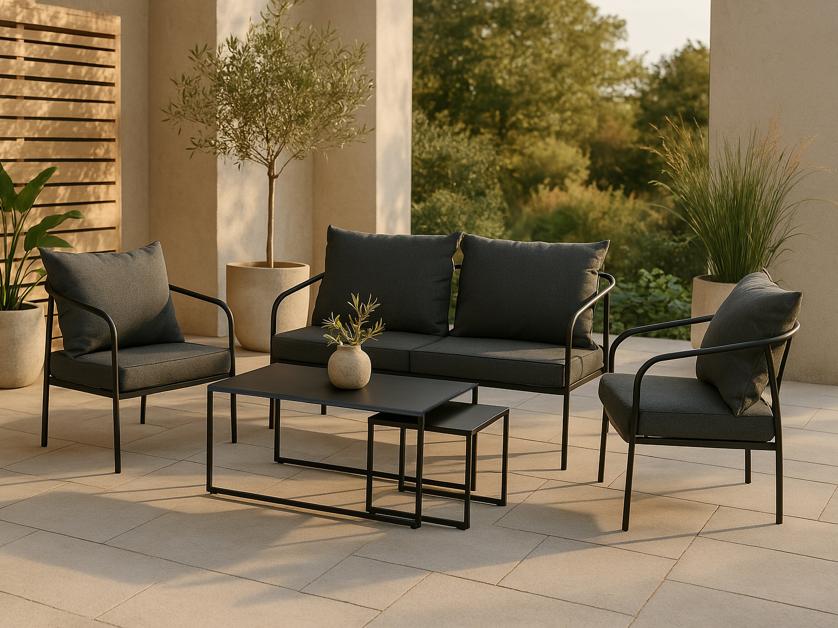 Ensemble de mobilier de jardin Dallas 3113