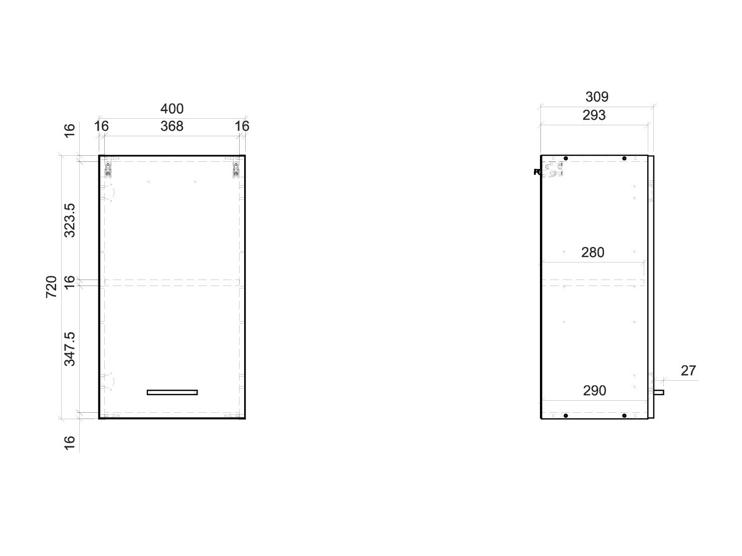 Armoire murale modulaire Quti 114