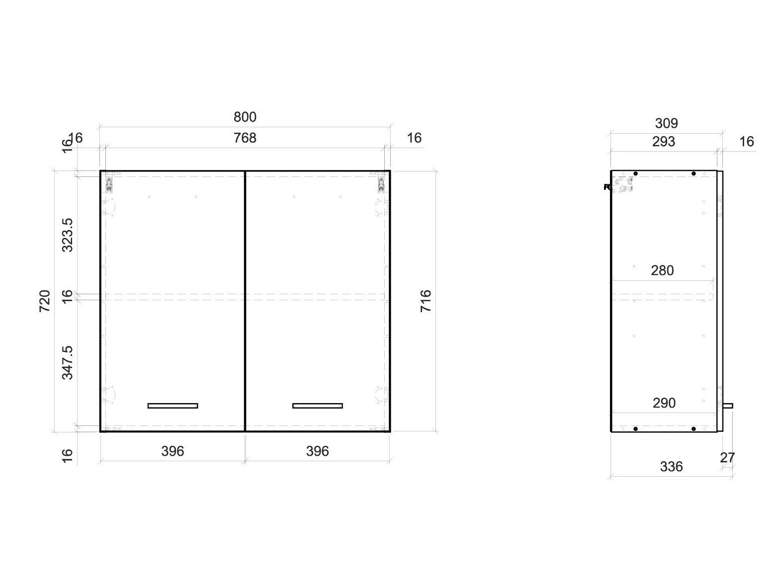 Armoire murale modulaire Quti 116