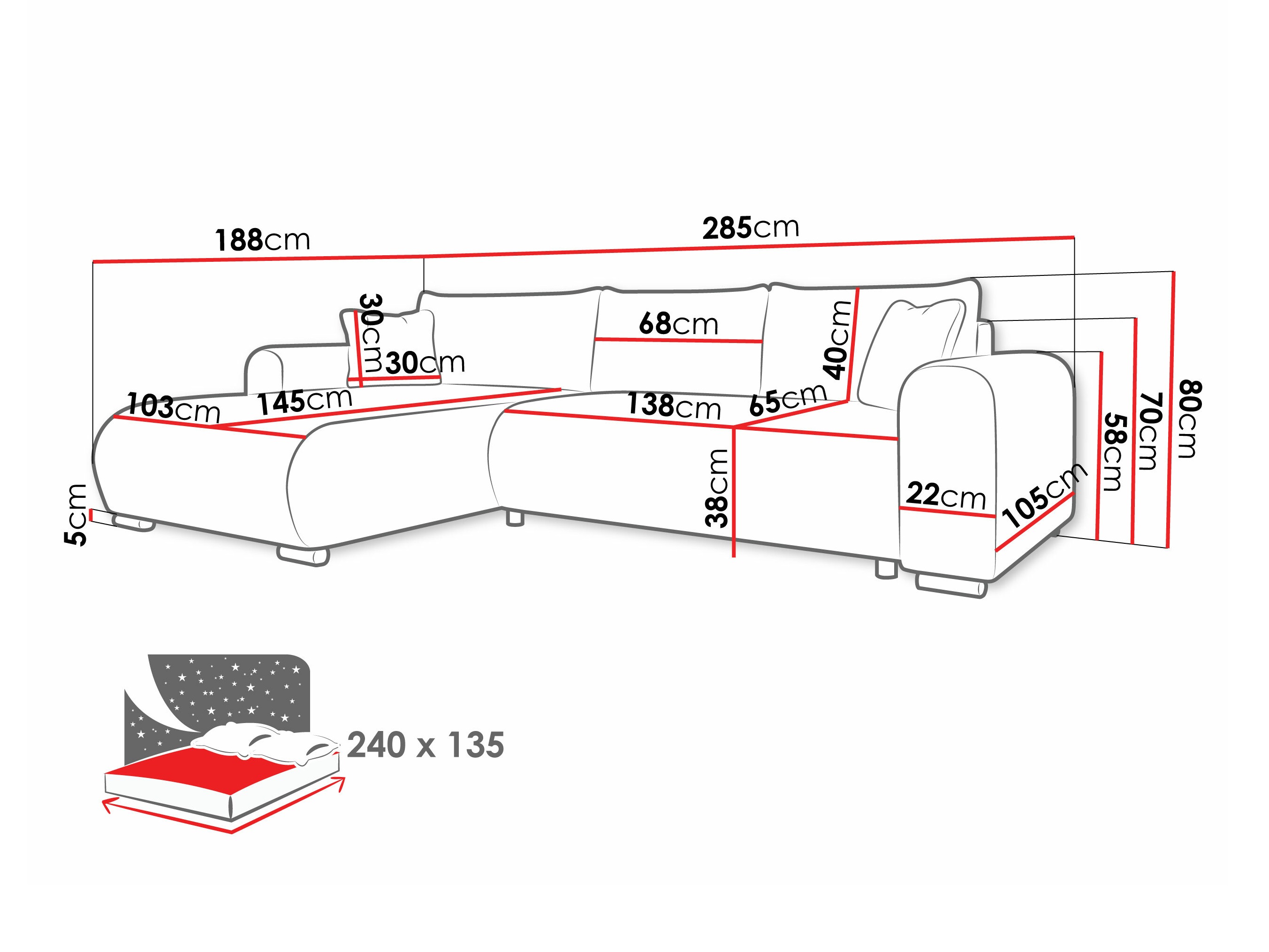 Canapé d'angle Comfivo Consors (Poso 100)