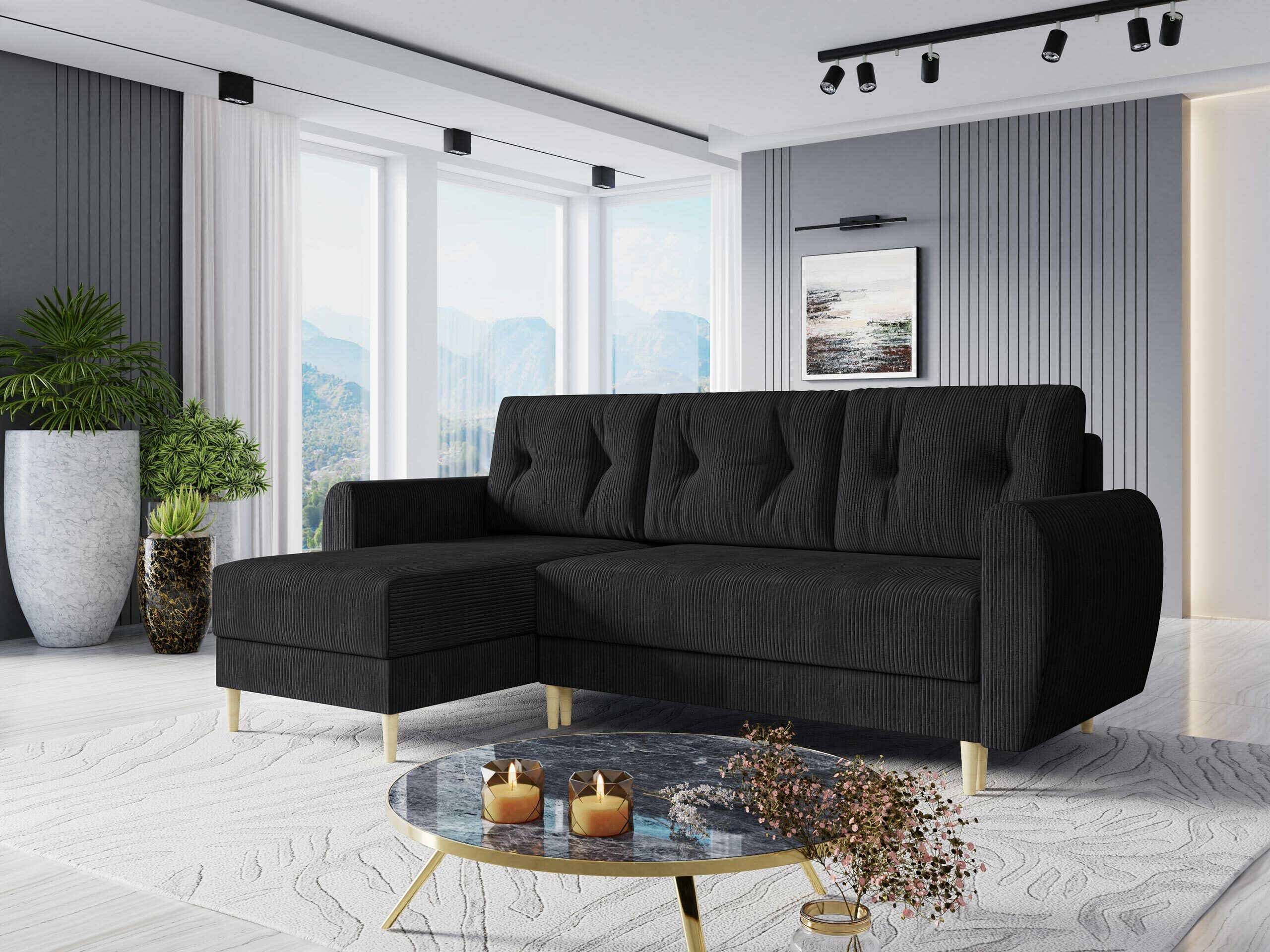 Canapé d'angle Memphis 139 (Poso 135)