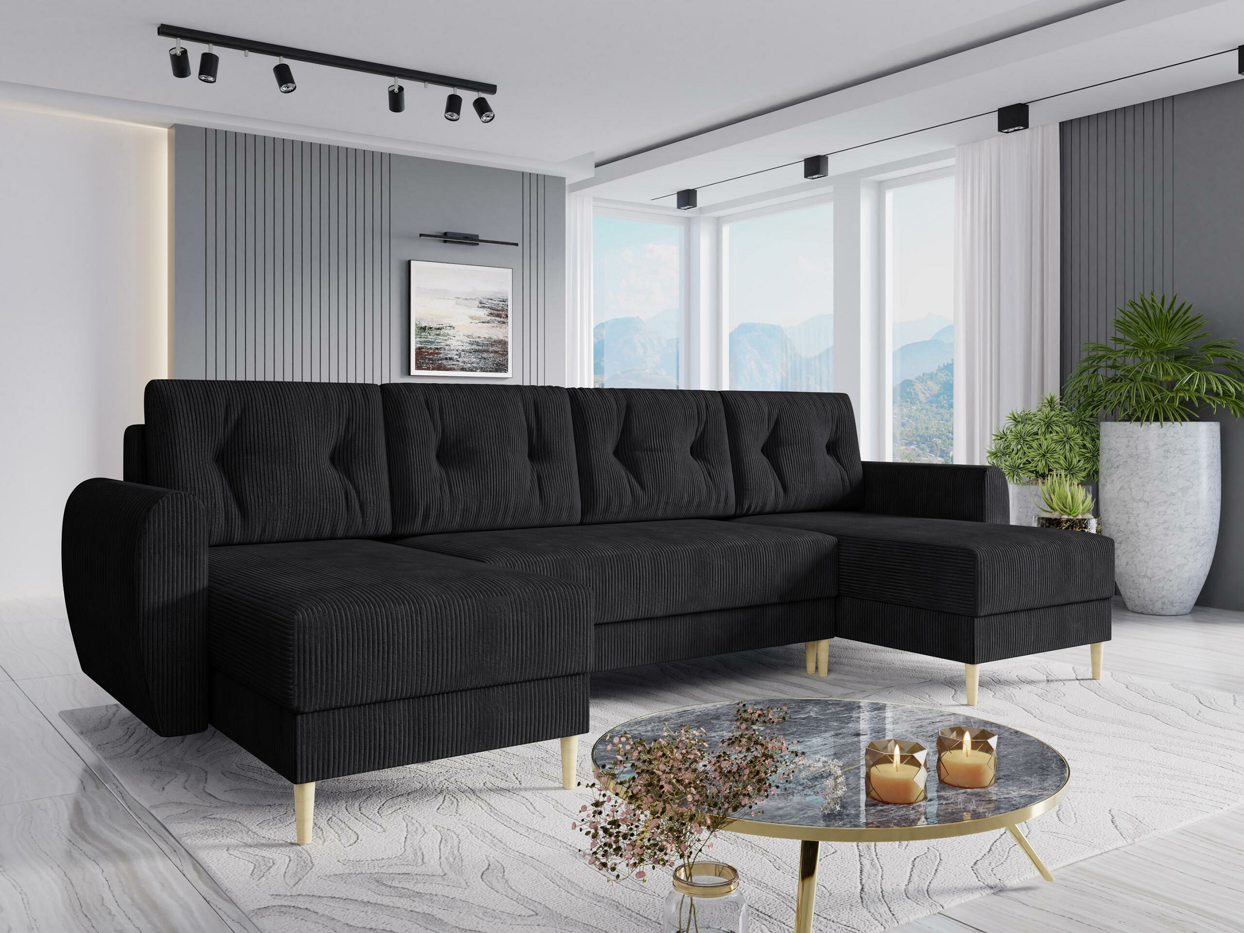 Canapé d'angle Memphis 140 (Poso 135)