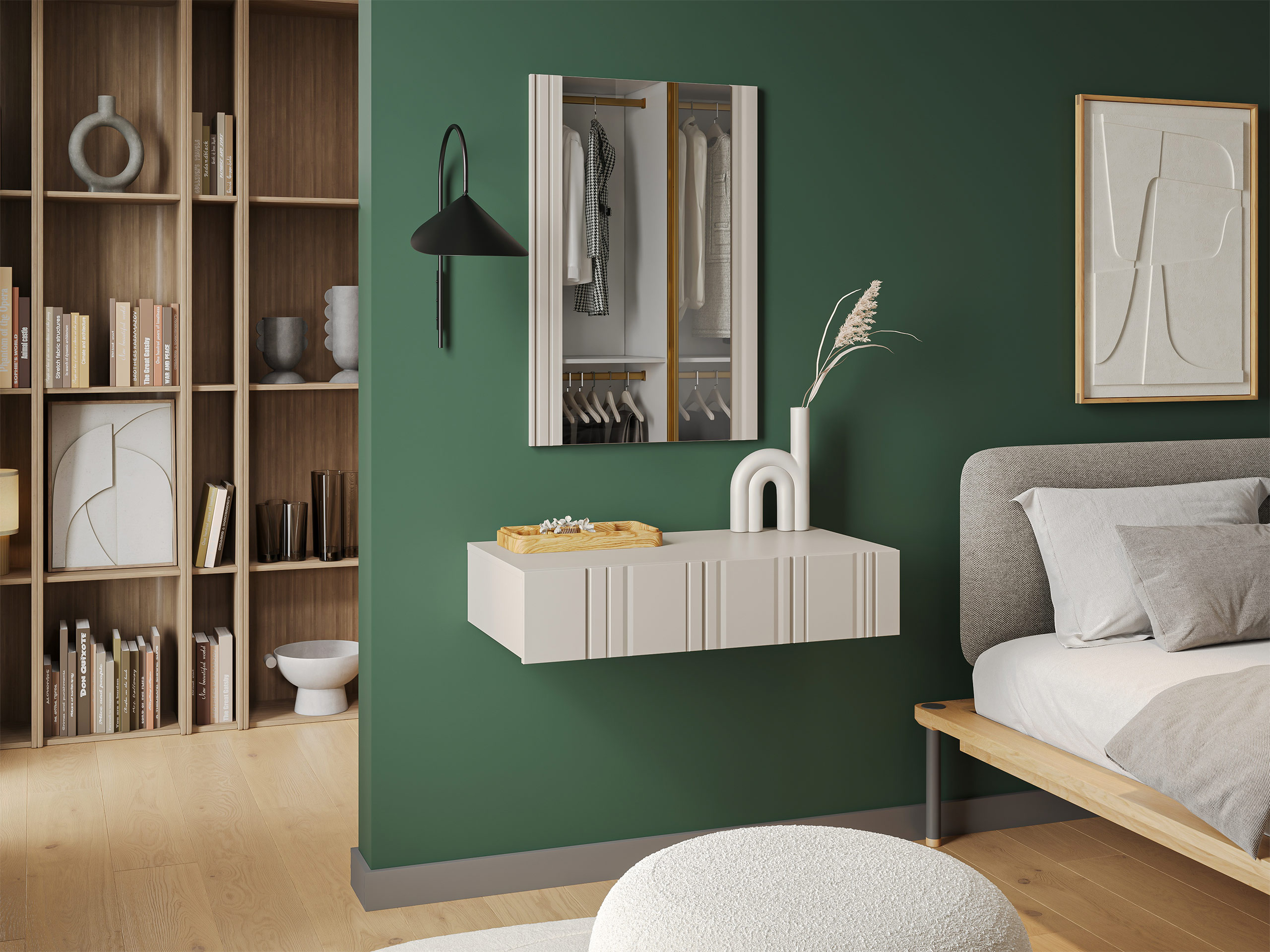 Coiffeuse Evavese 109 (Beige)