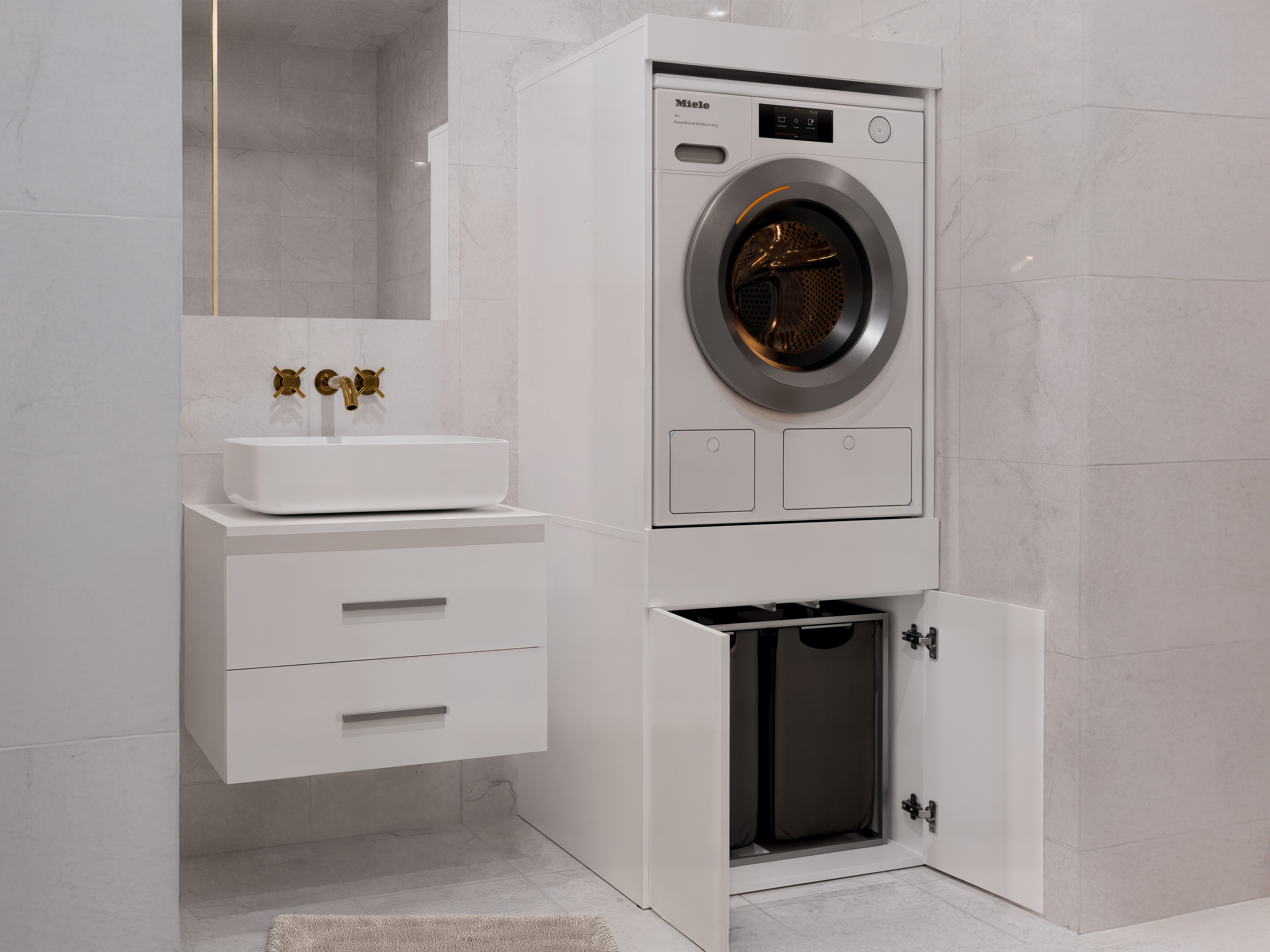 Colonne de salle de bain Balelbo 111 (Blanc)