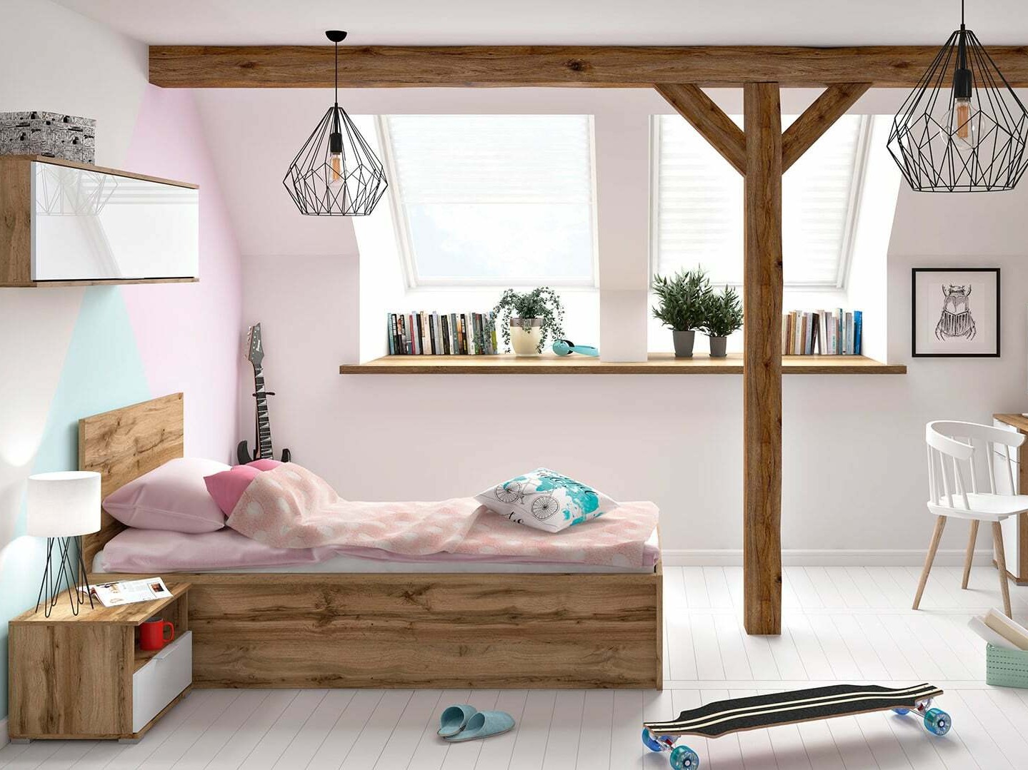 Lit Livevaro 126 (Chêne wotan)